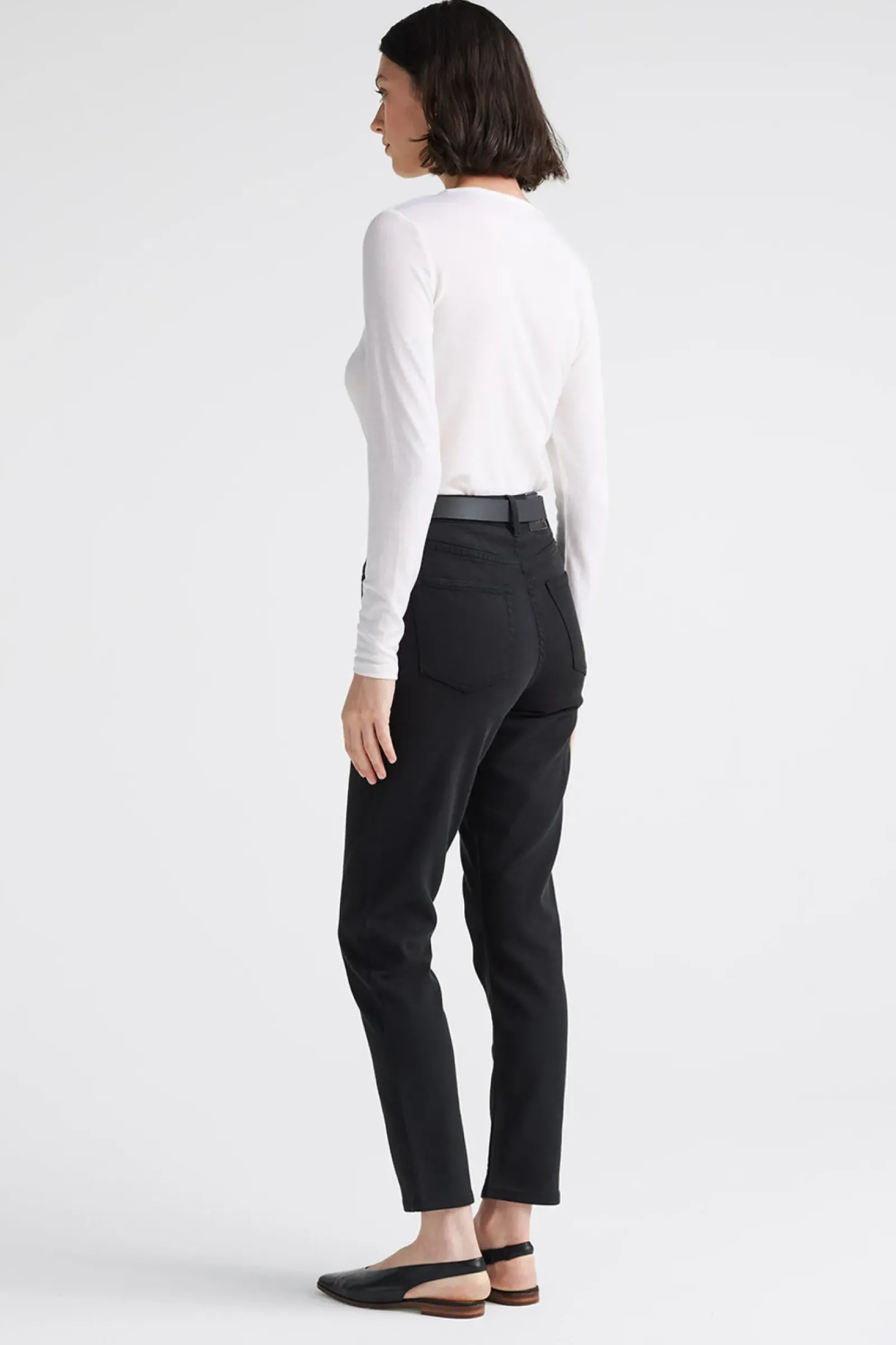 Toorallie Crew Merino Tee - Warm White Discount