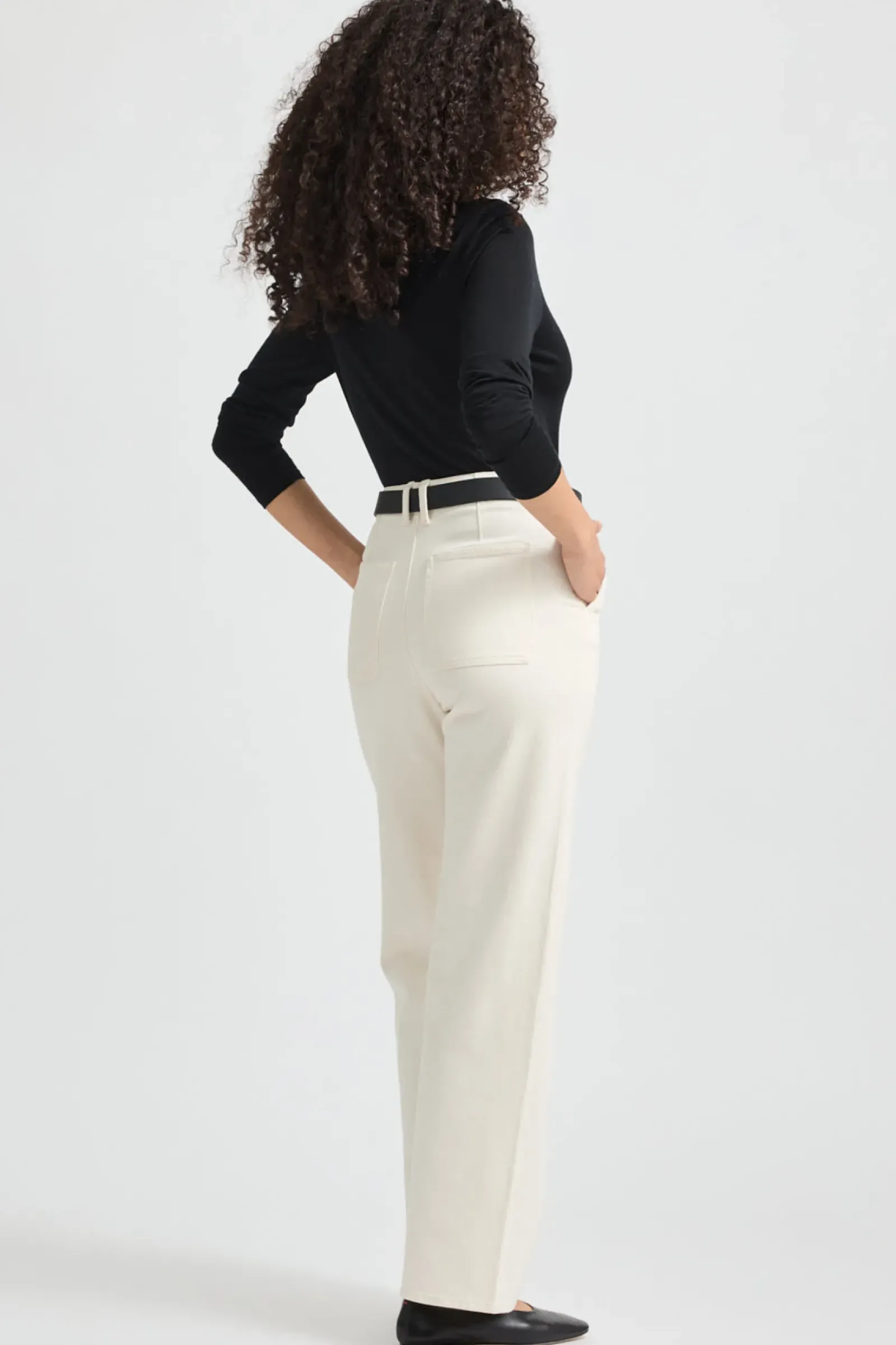 Toorallie Crew Merino Tee - Black Outlet