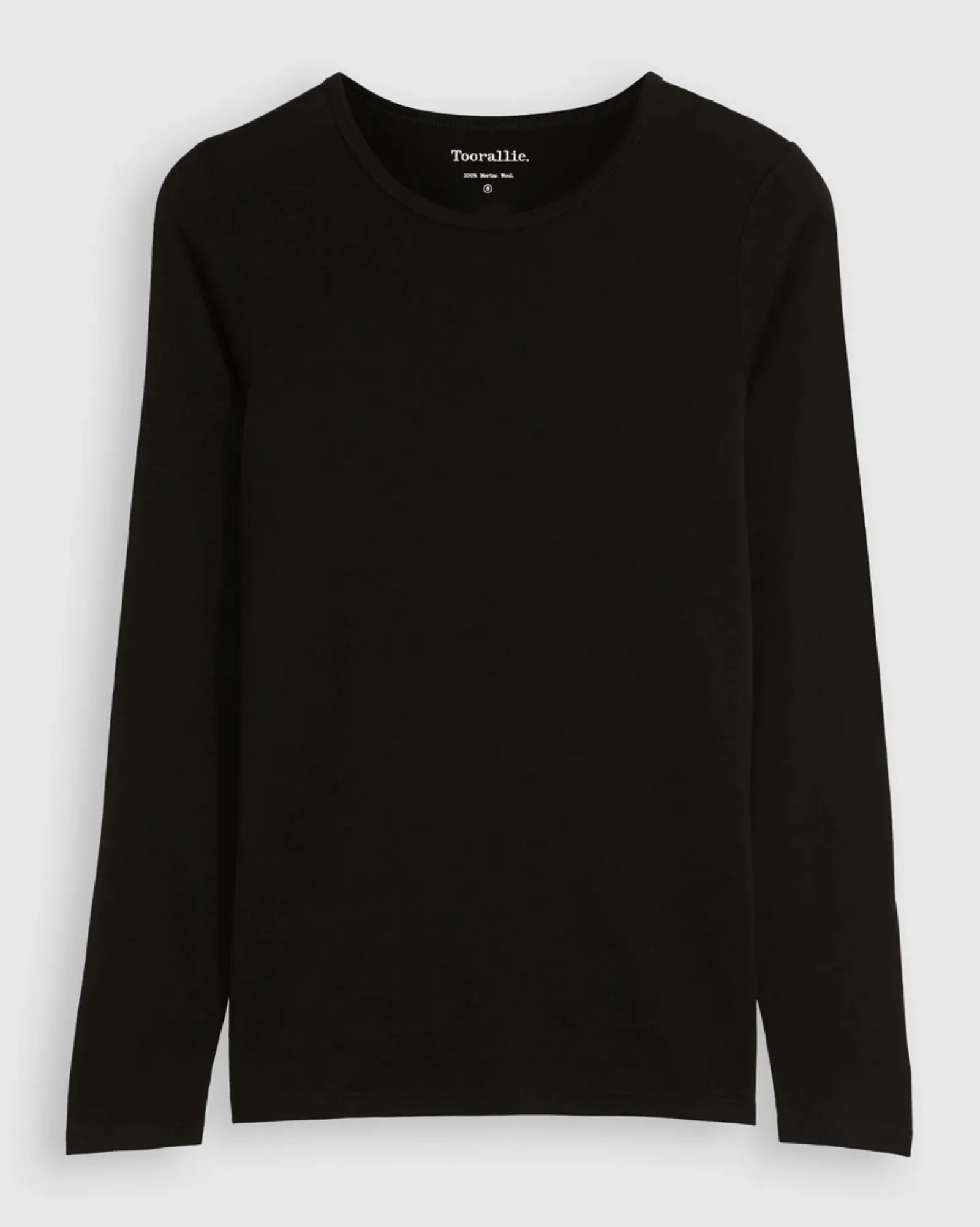 Toorallie Crew Merino Tee - Black Outlet