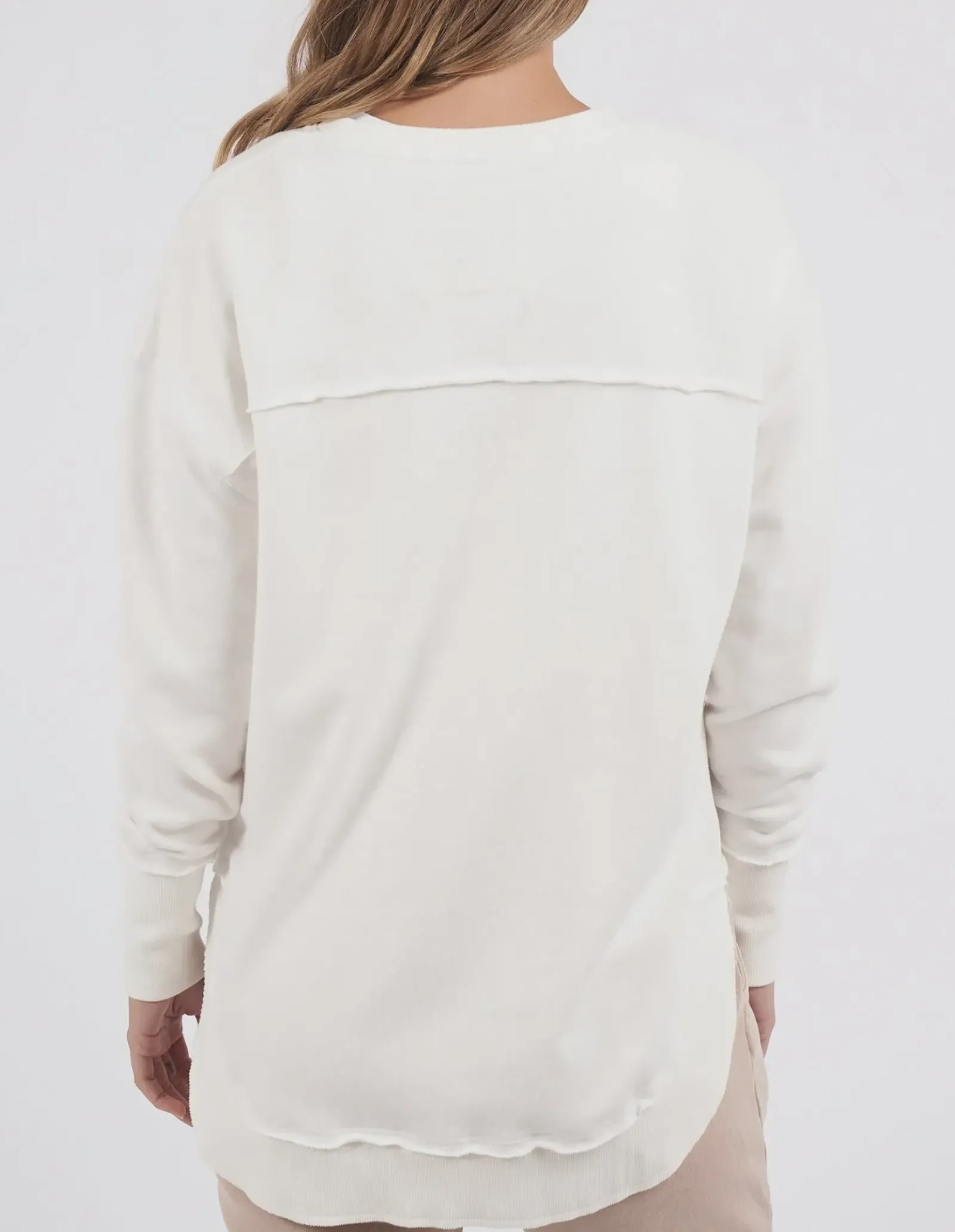 Foxwood Simplified Tonal Crew - Sage Clearance