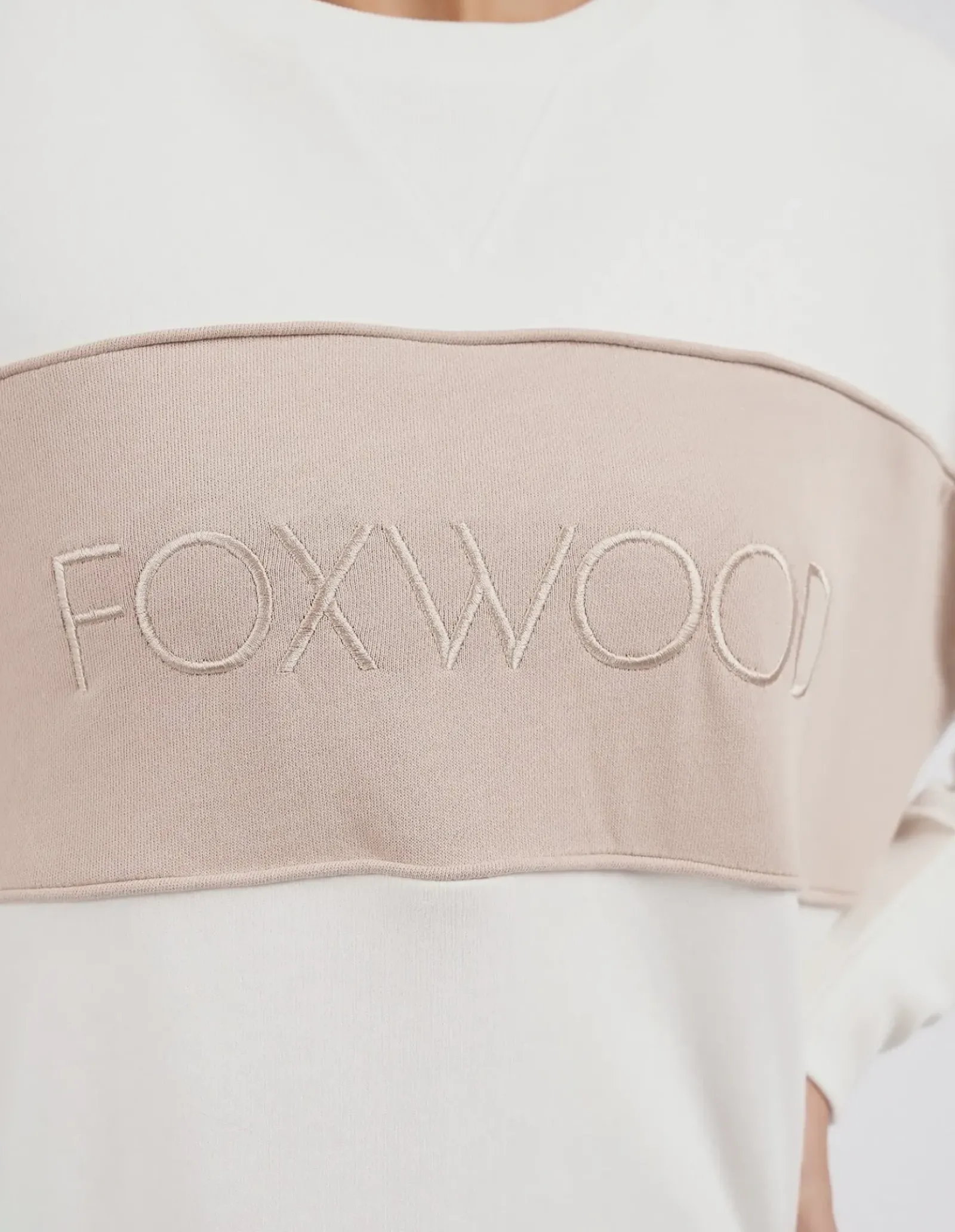 Foxwood Simplified Tonal Crew - Sage Clearance