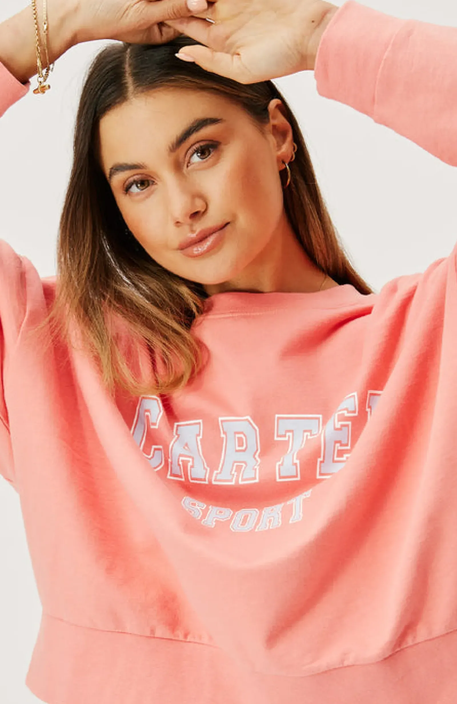 Cartel & Willow Cartel & Willow Ivie Sweater - Guava Hot