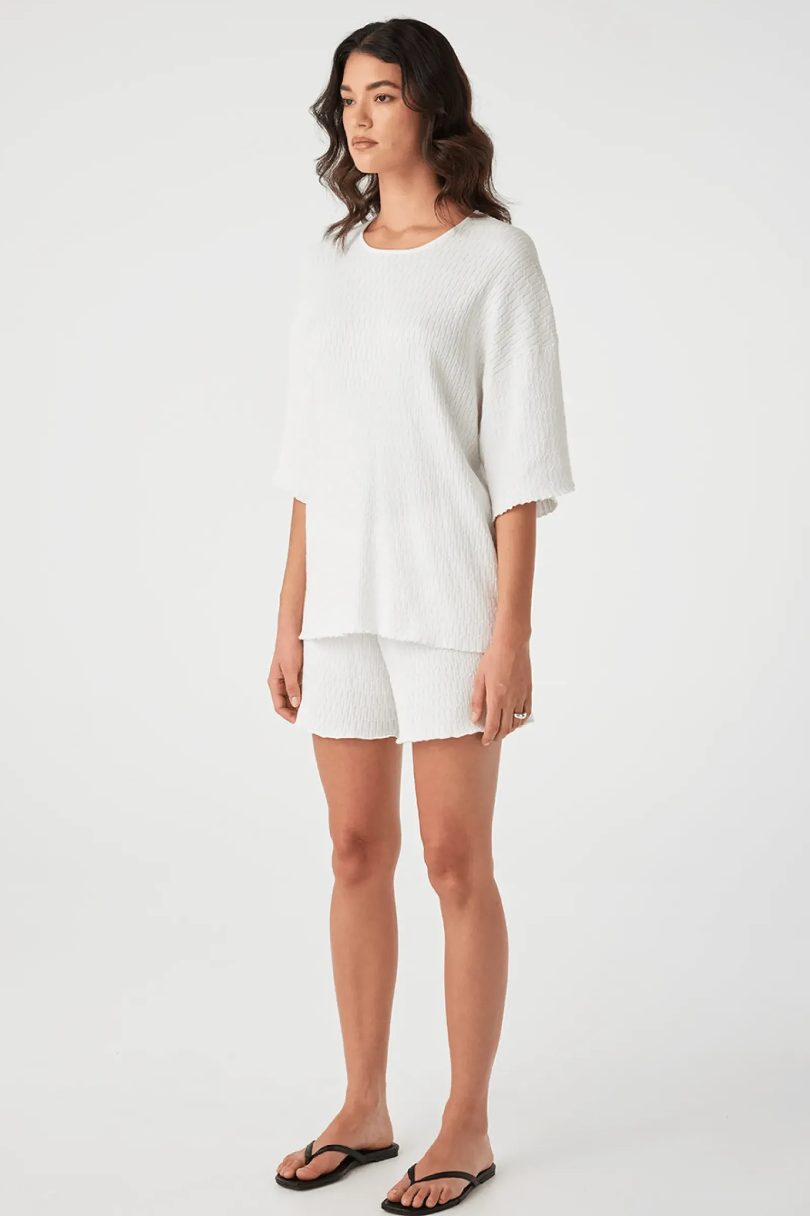 ARCAA Jude T-Shirt - Cream Discount