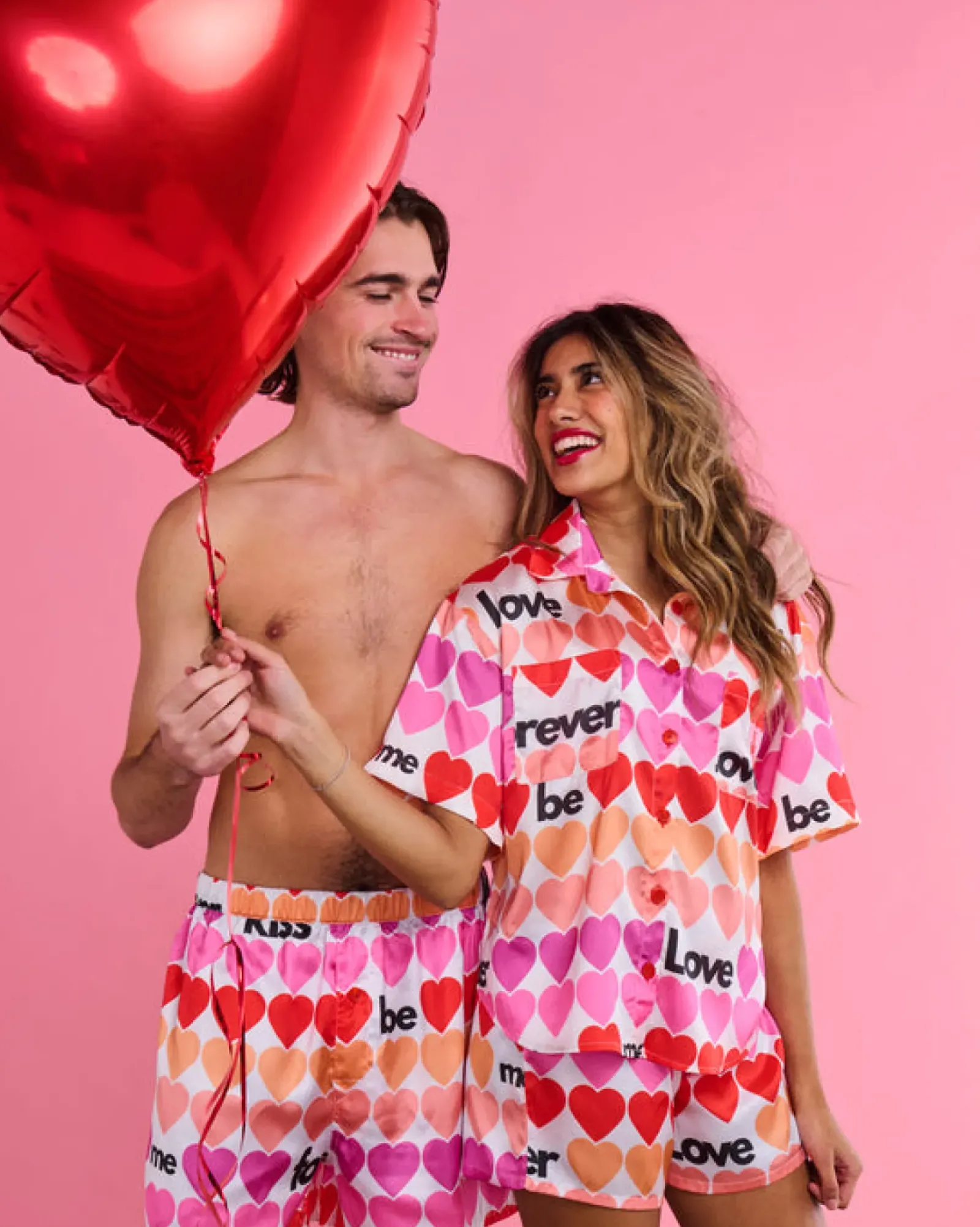 Kip and Co Kip & Co - Forever Satin Short Sleeve Shirt & Short PJ Set Hot