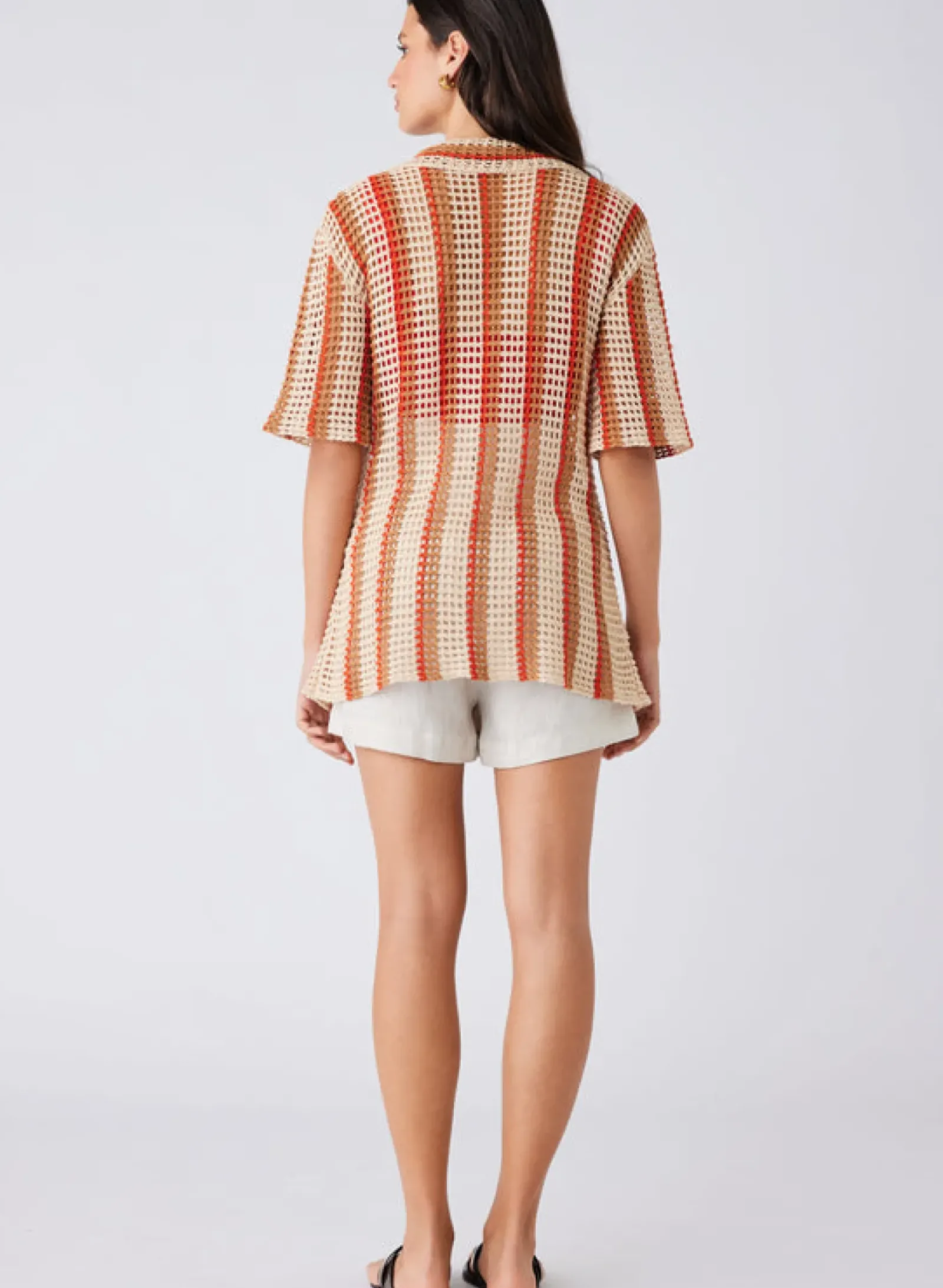 Esmaee Saint Tropez Shirt - Natural Stripe Fashion