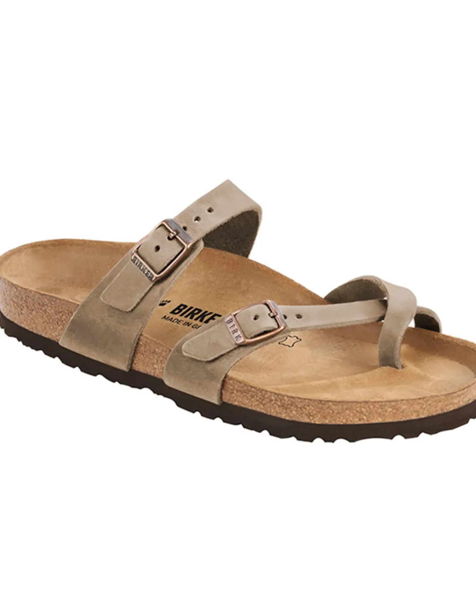 Birkenstock Mayari Tabacco Brown Oiled Leather - Regular Clearance
