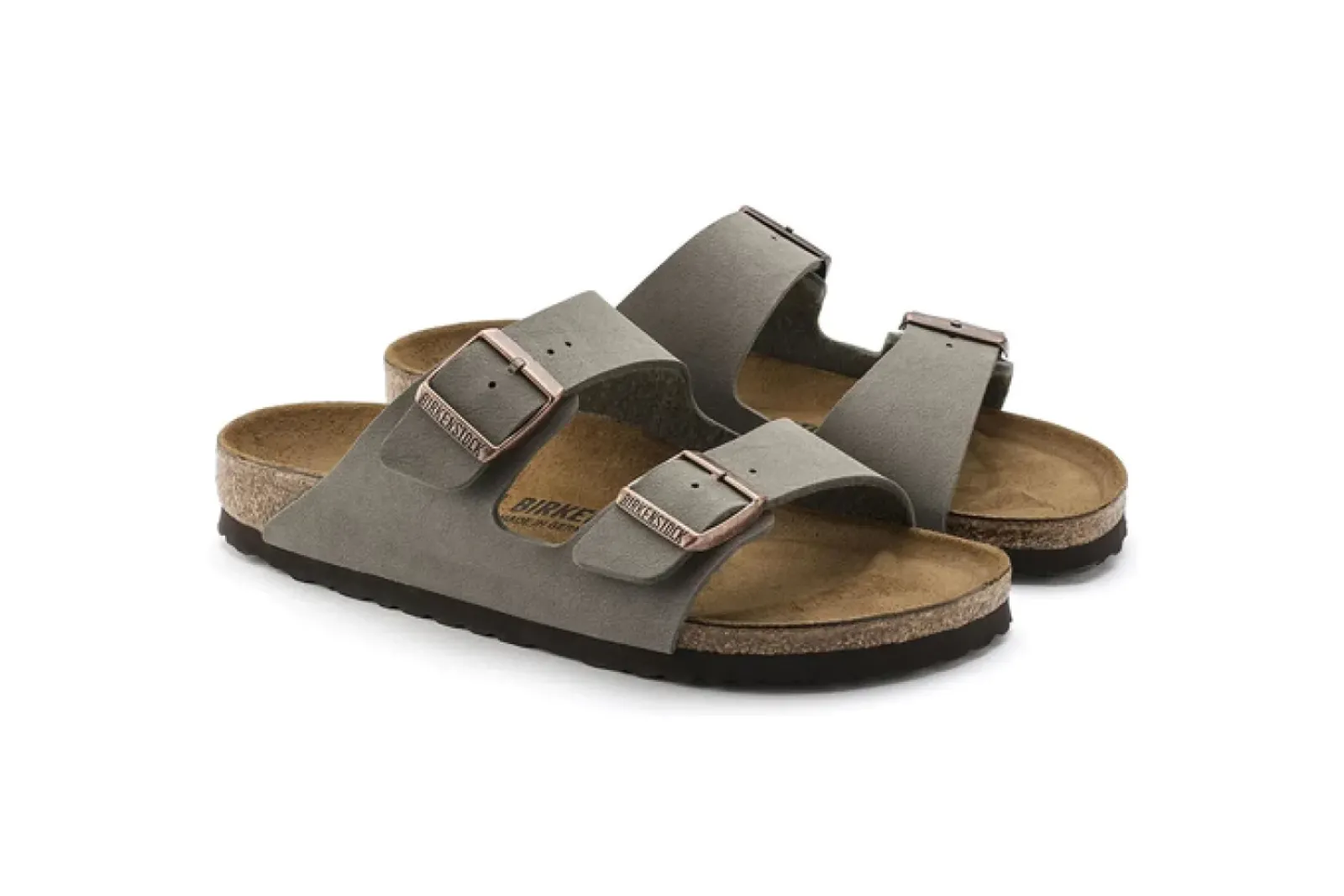 Birkenstock Arizona Stone BirkBuc - Narrow Clearance