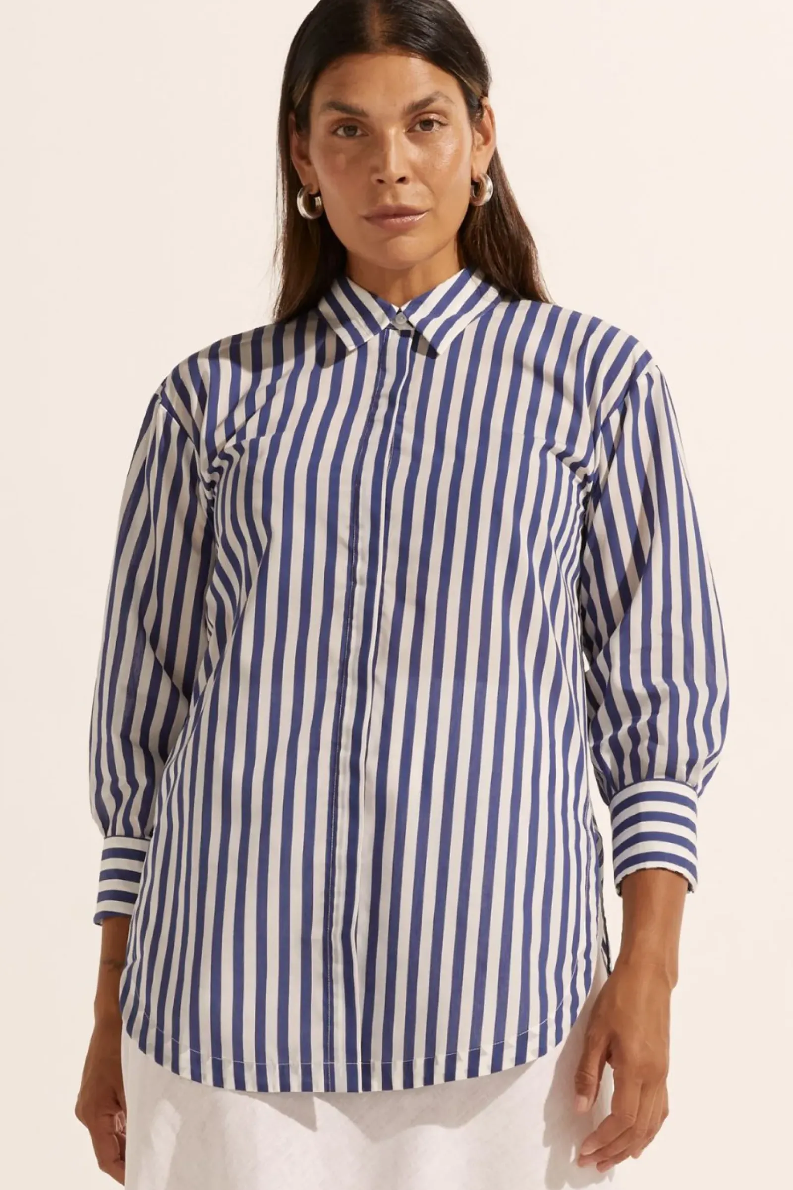 Zoe Kratzmann Agile Top - Navy Stripe Clearance