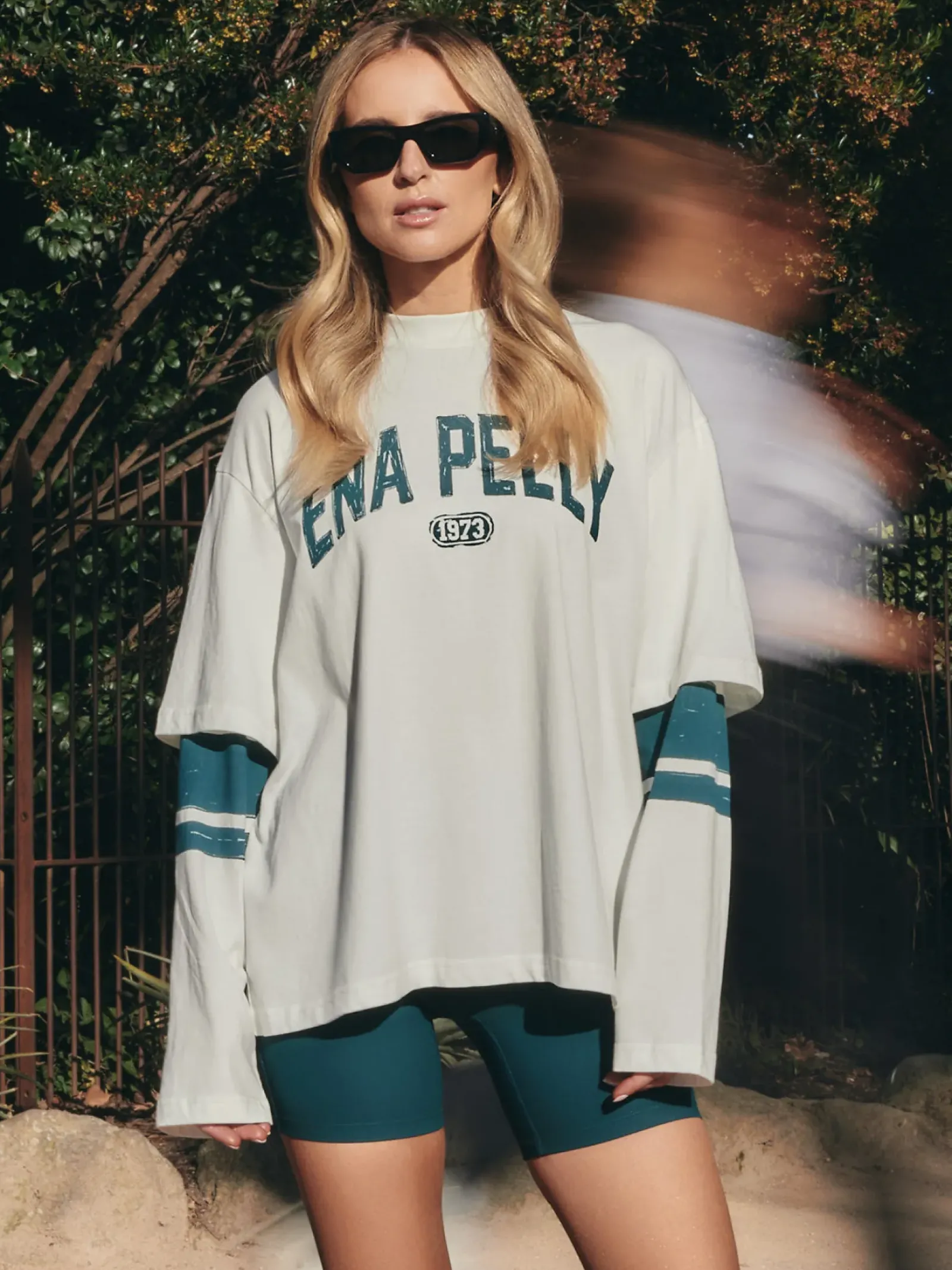 Ena Pelly 73 Long Sleeve Tee - Vintage White Sale