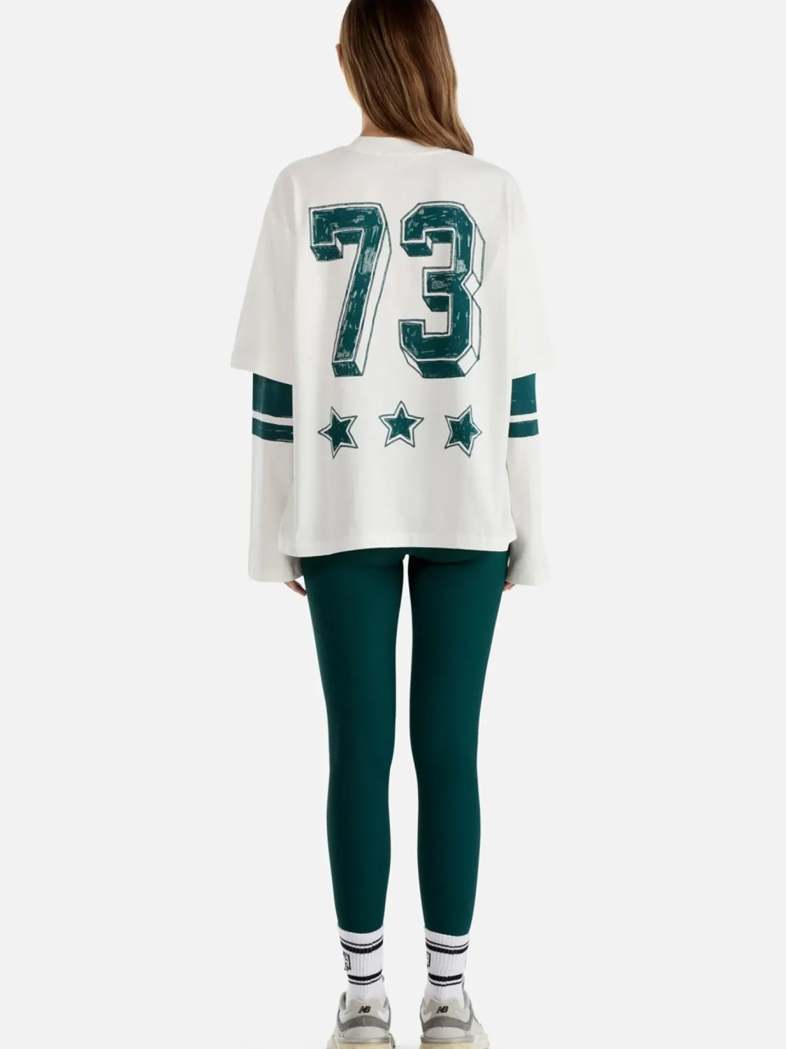 Ena Pelly 73 Long Sleeve Tee - Vintage White Sale