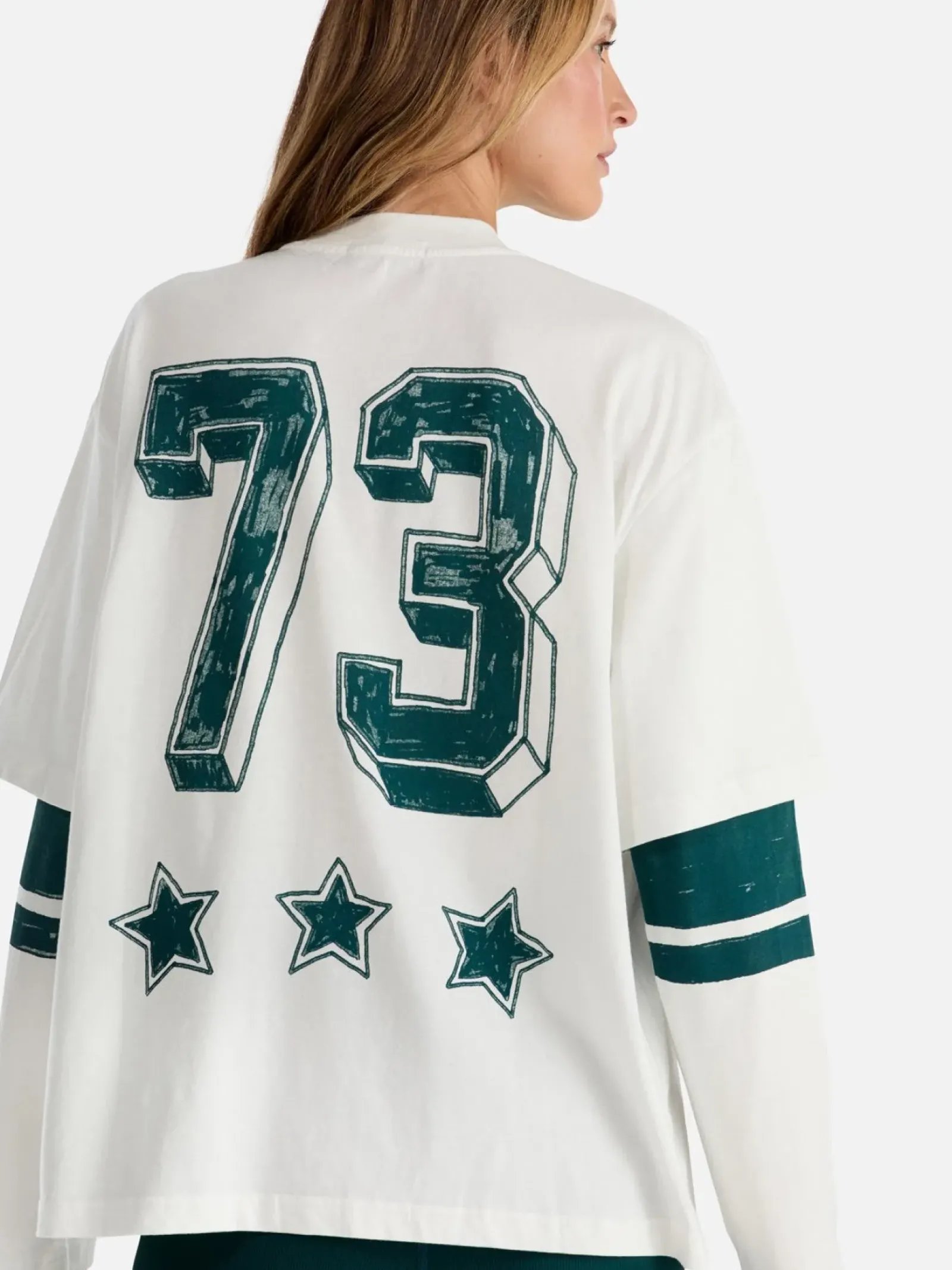 Ena Pelly 73 Long Sleeve Tee - Vintage White Sale