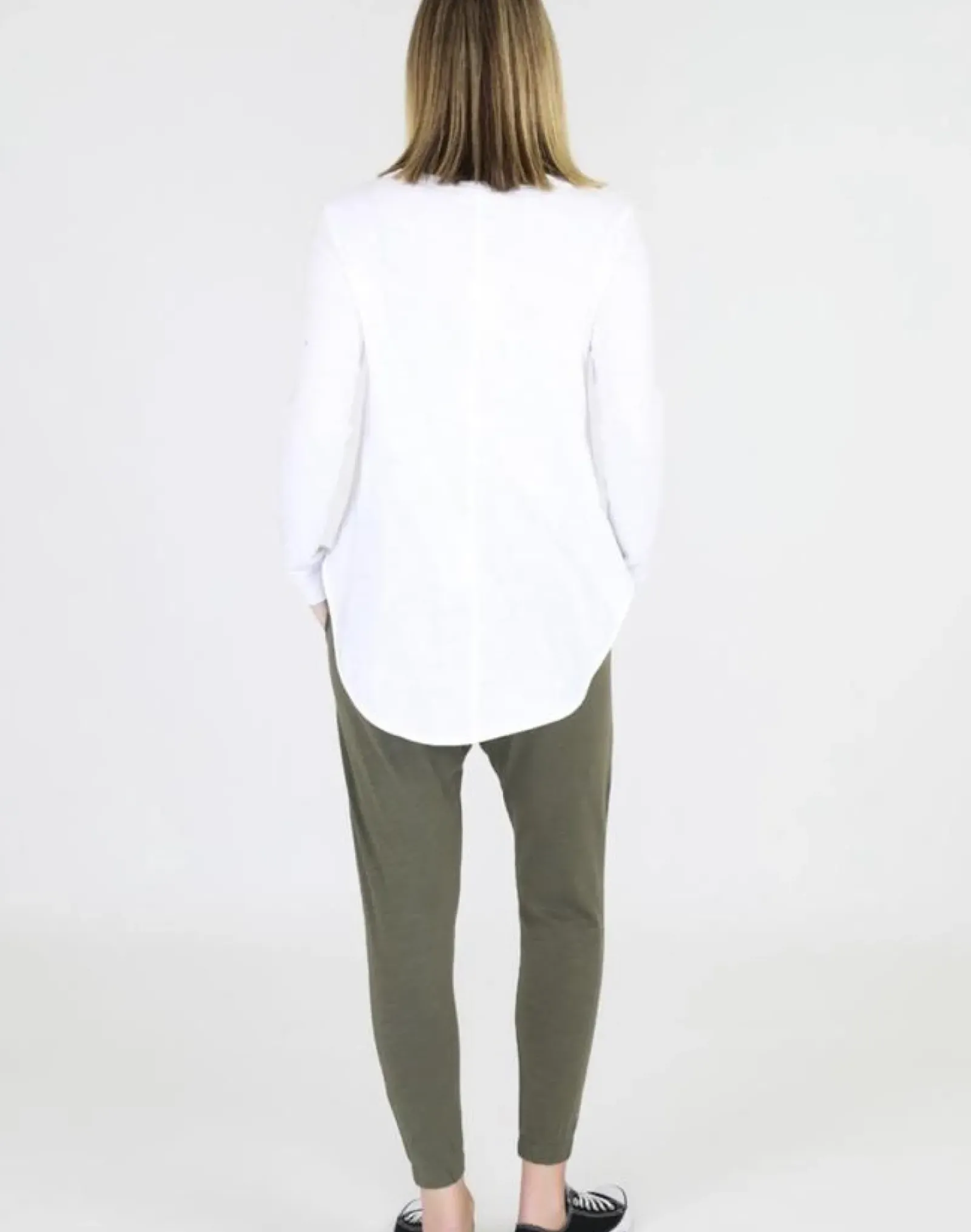 3rd Story Scarlett Long Sleeve Tee - White Outlet