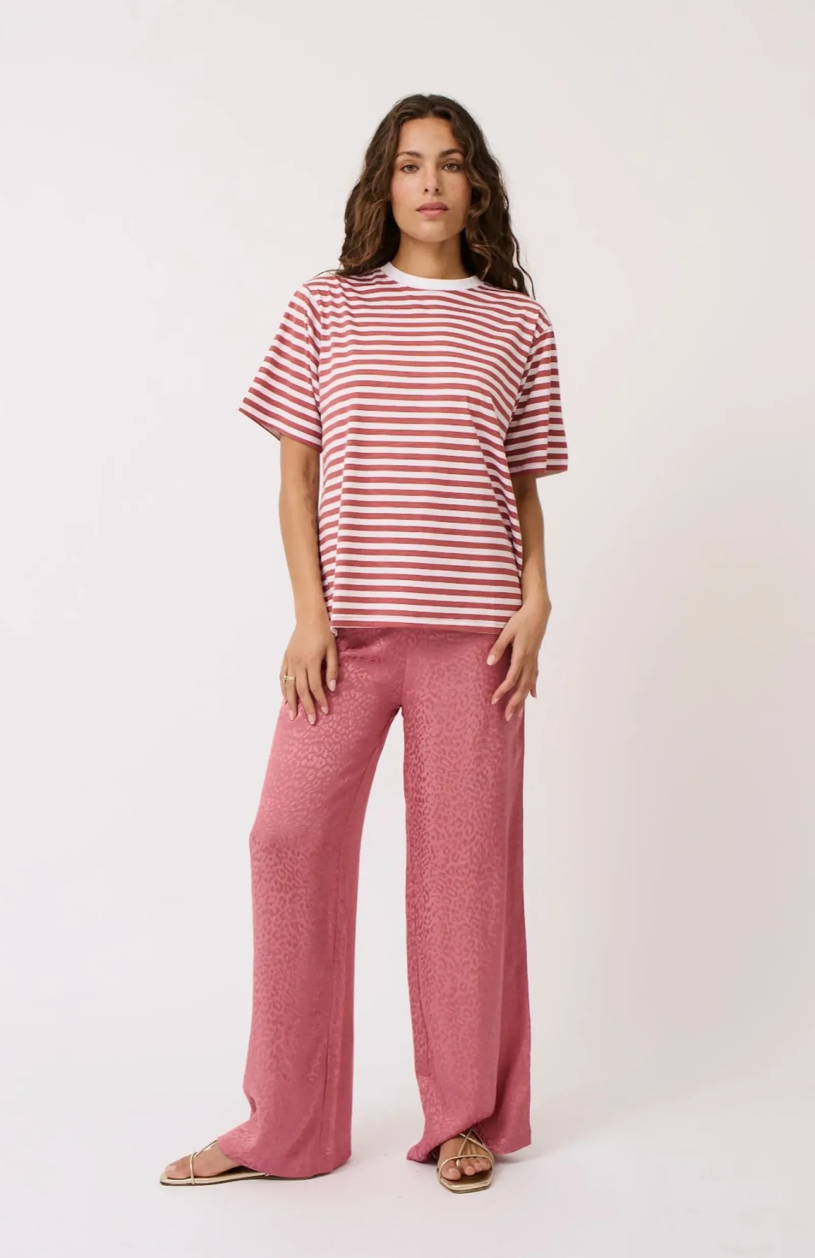 Cartel & Willow Cartel & Willow Sophie Tee - Dusty Stripe New