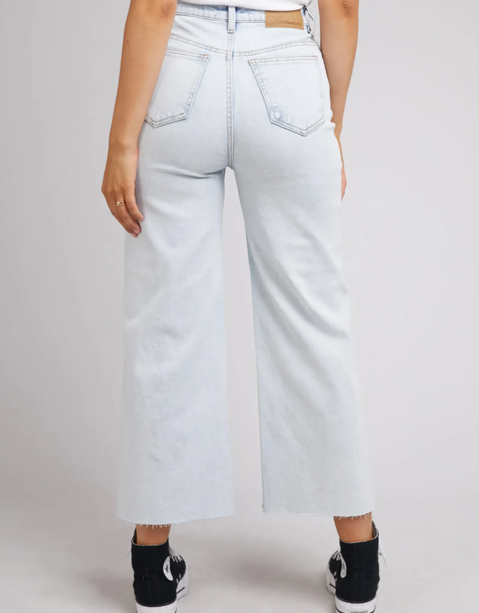 All About Eve Charlie High Rise Wide Leg Jean - Bleach Denim Best
