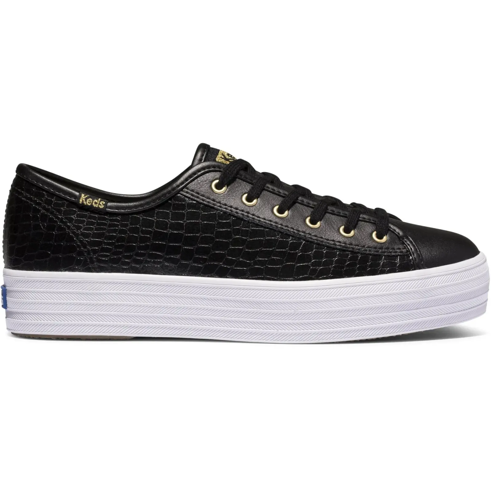 Keds Triple Kick Leather - Black Outlet