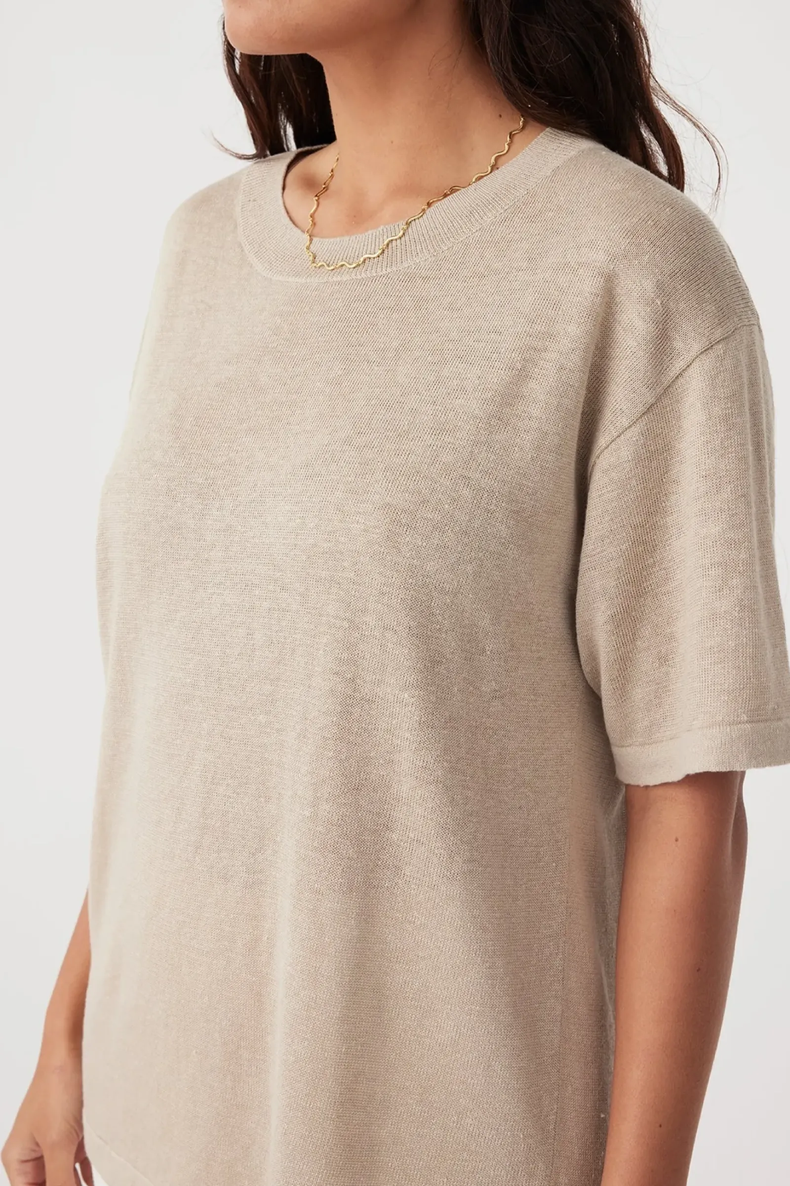 ARCAA Hugo T Shirt - Taupe Sale