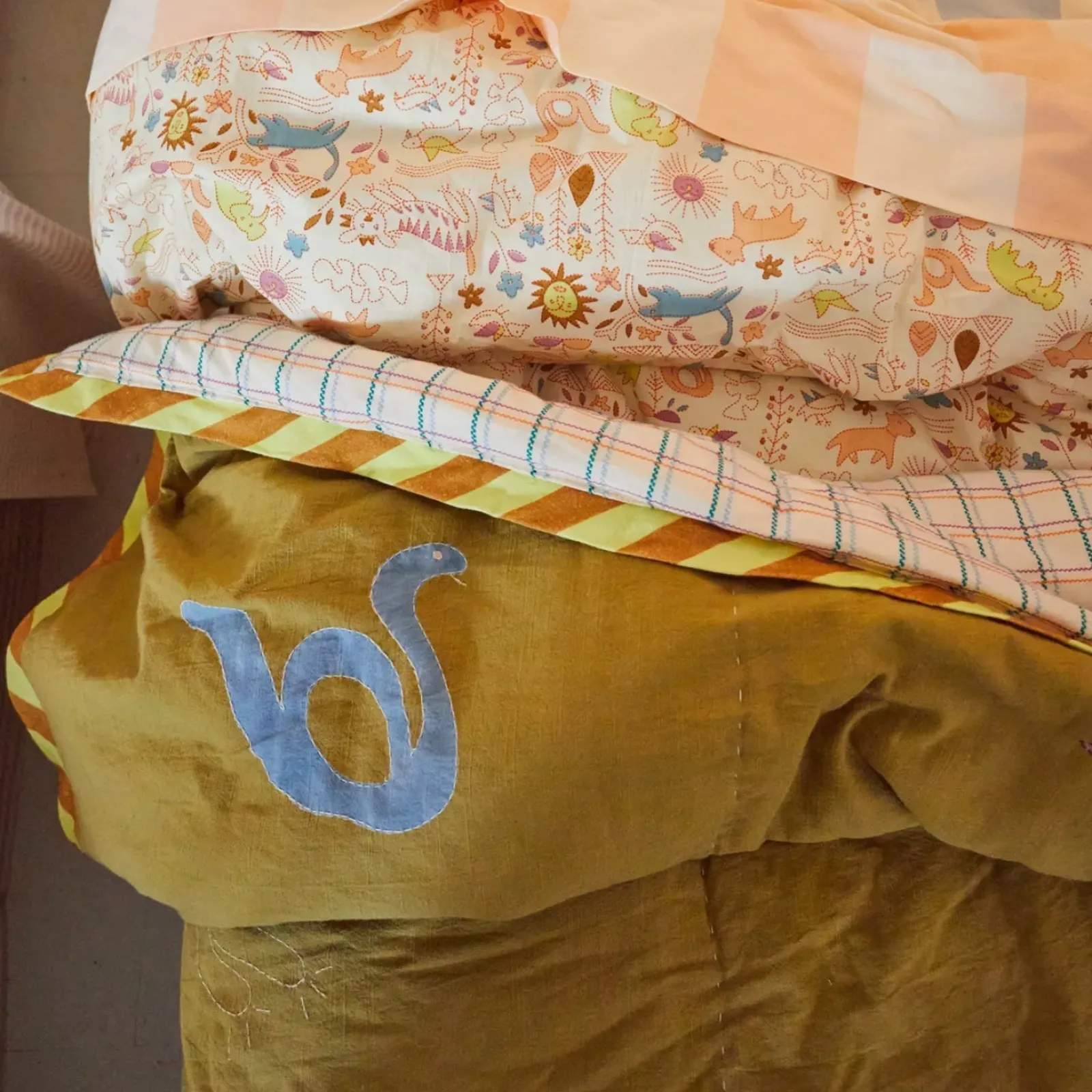 Sage & Clare Sage & Clare Cheadle Kantha Blanket Outlet