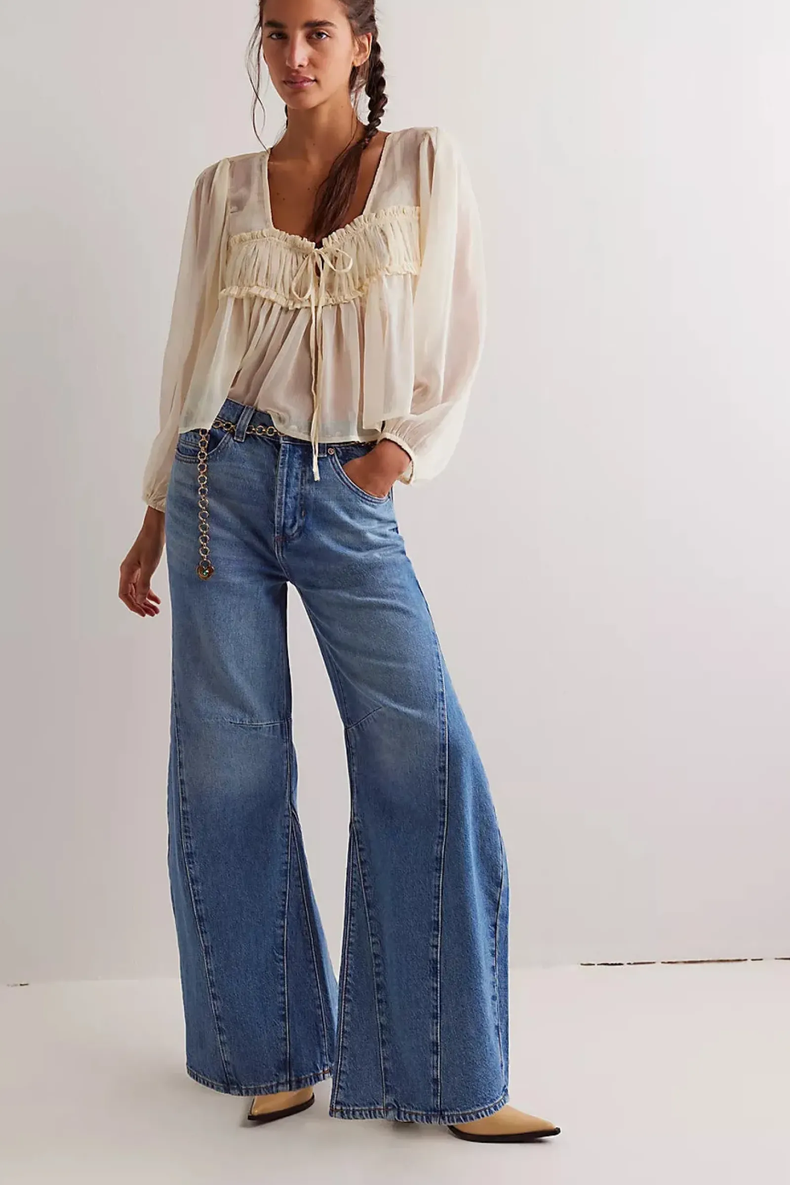 Free People Eden High Slouchy Jean - Homefree Outlet