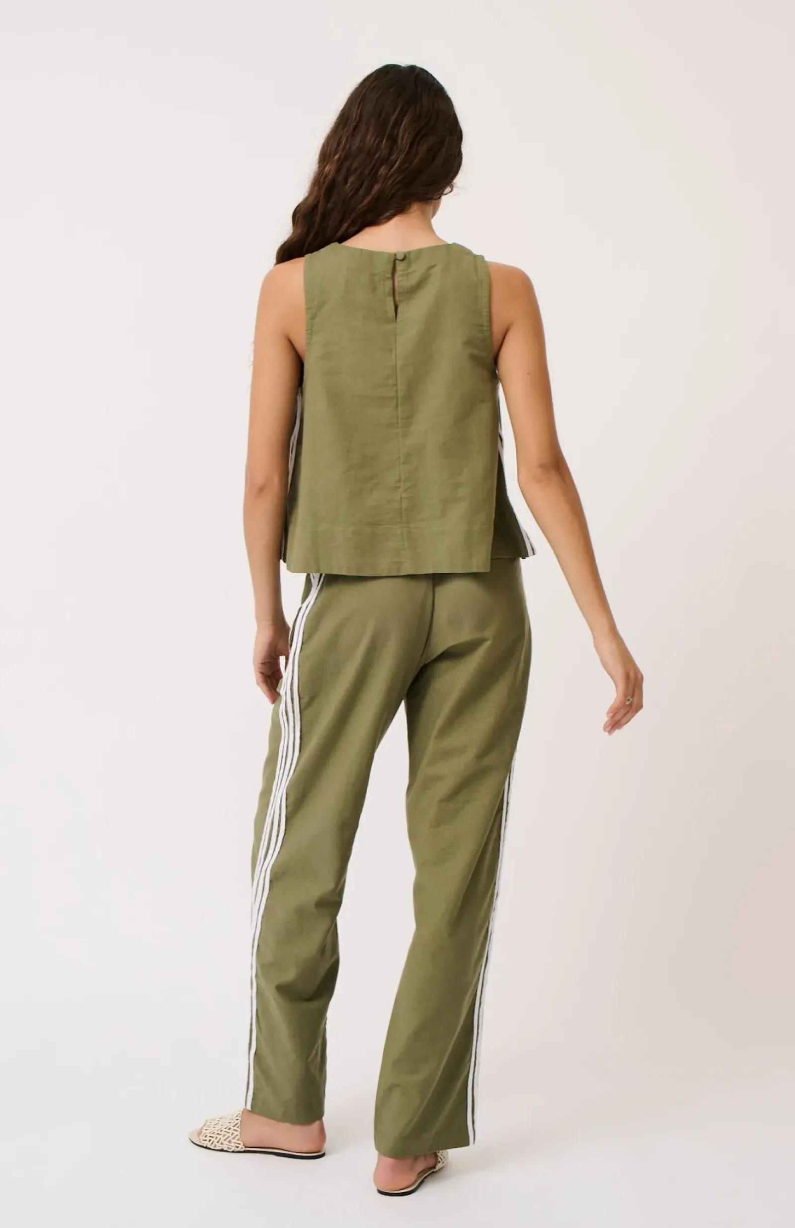 Cartel & Willow Cartel & Willow Nora Tank - Palm Fashion