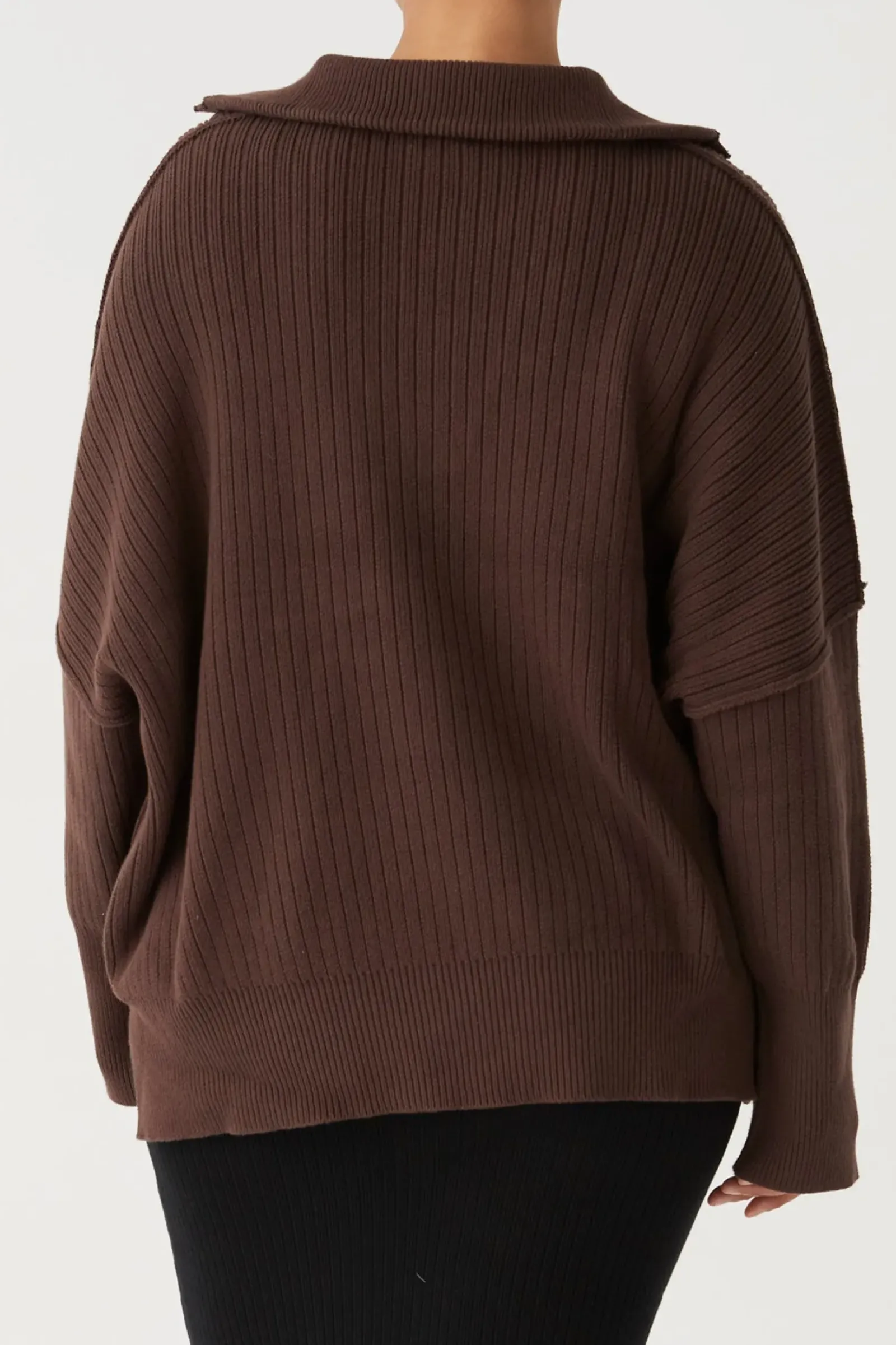 ARCAA Margo Button Up Sweater - Chocolate Clearance