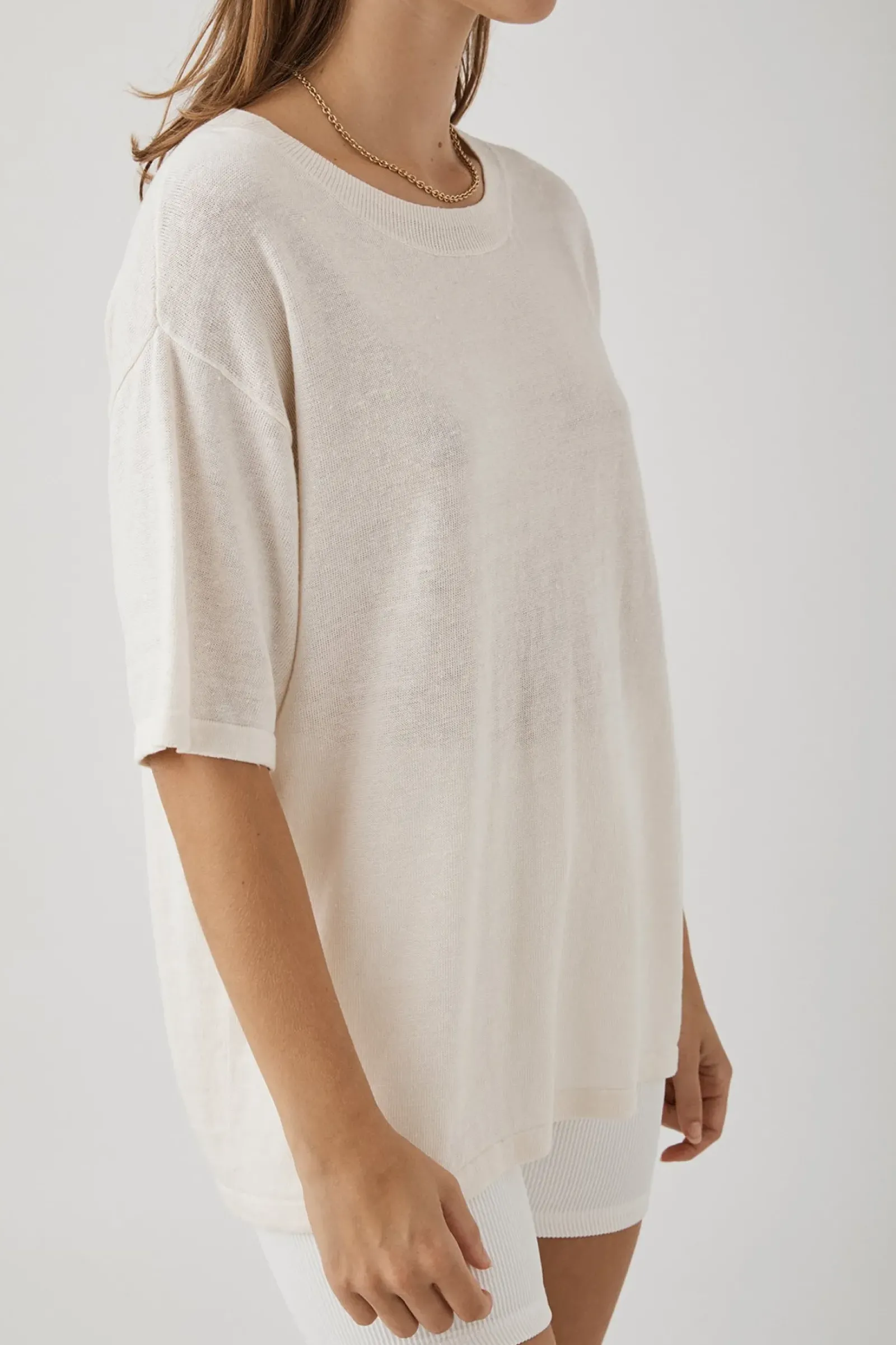 ARCAA Hugo T Shirt - Cream Discount