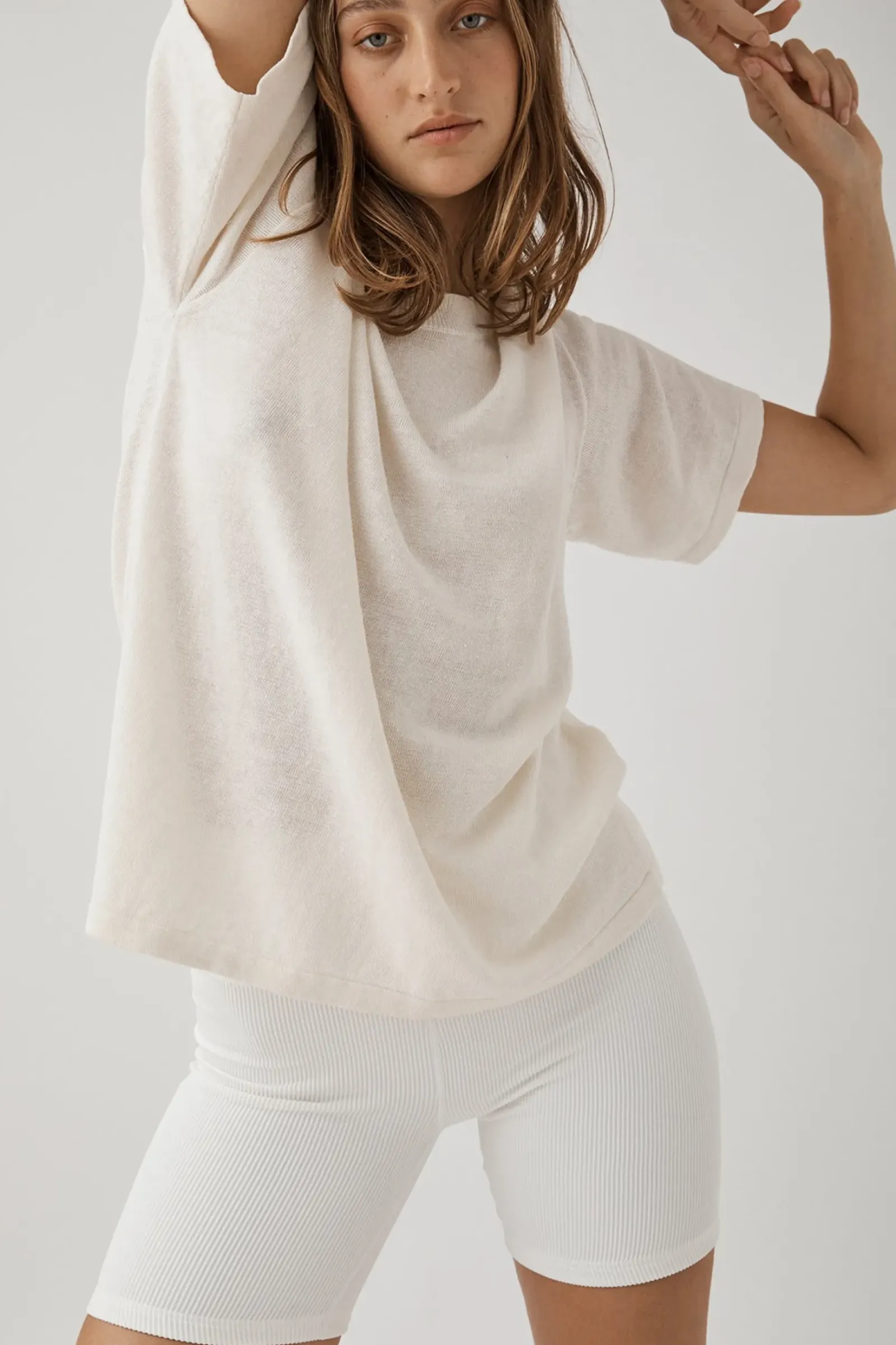 ARCAA Hugo T Shirt - Cream Discount