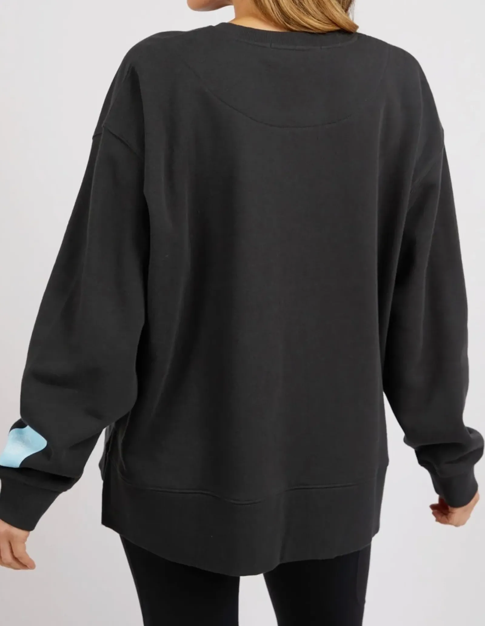 Foxwood Get There Crew - Washed Black Clearance