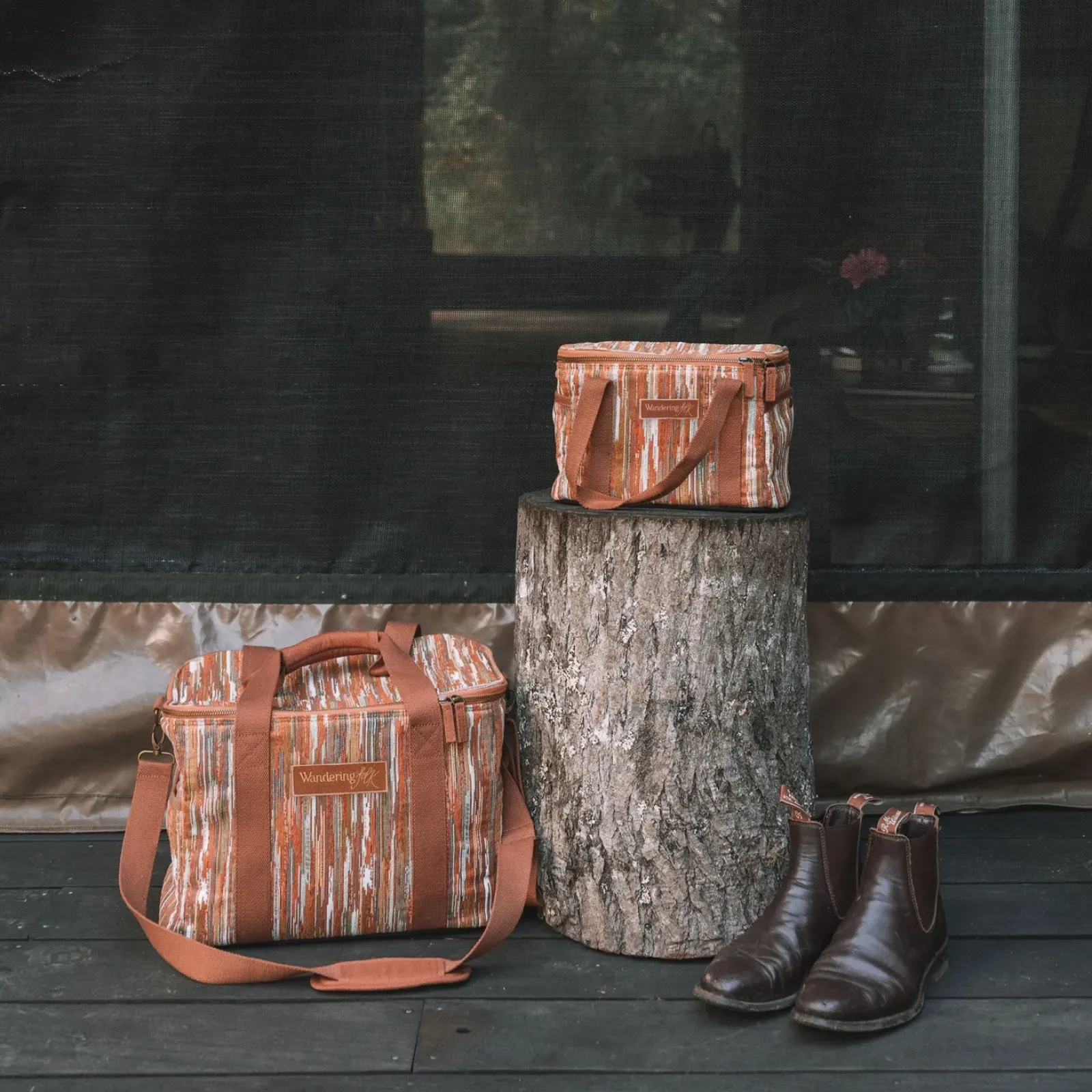 Wandering Folk Insulated Cooler Bag Large - Ochre New