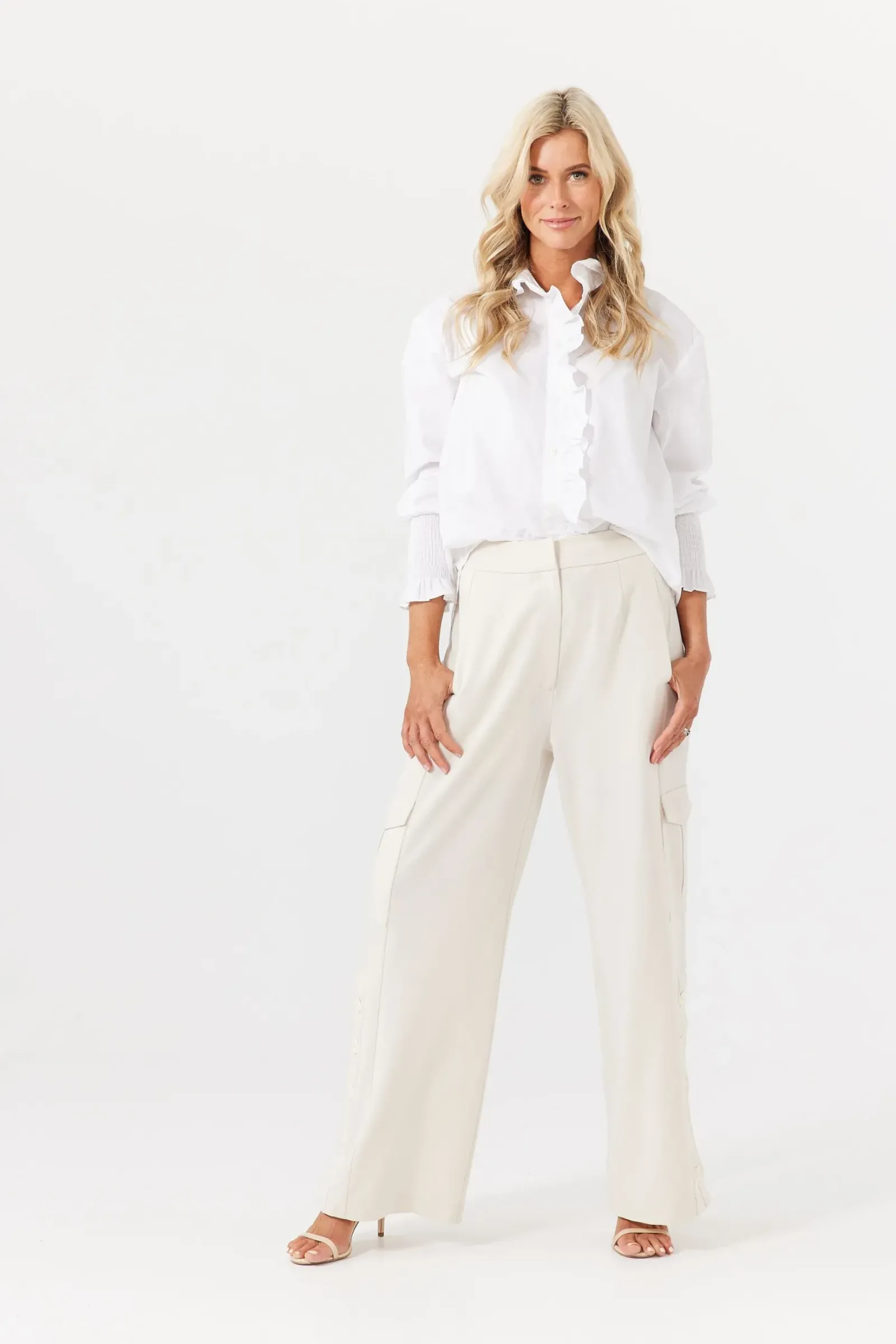 Brave & True Brave and True The Countess Shirt - White Sale