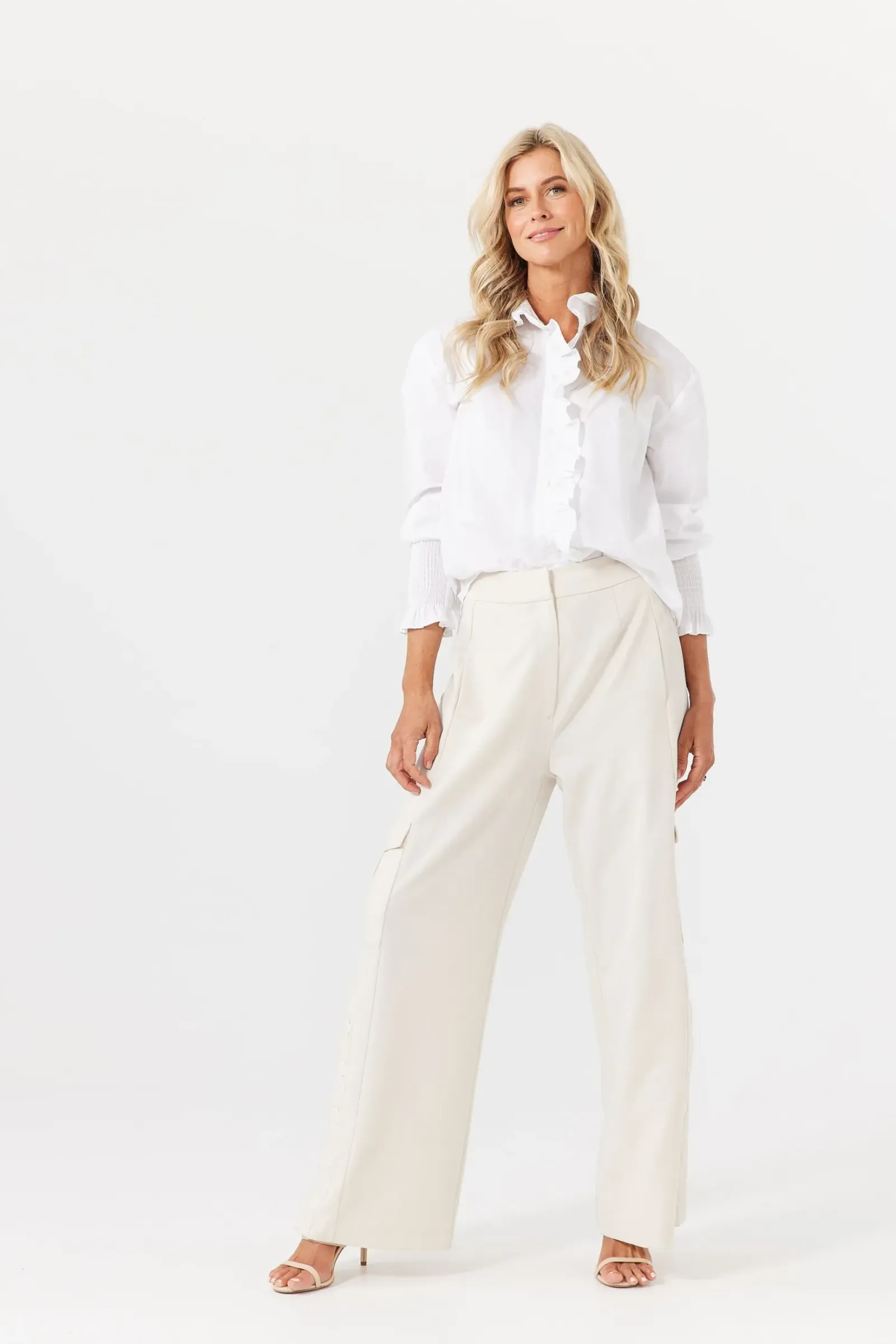 Brave & True Brave and True The Countess Shirt - White Sale