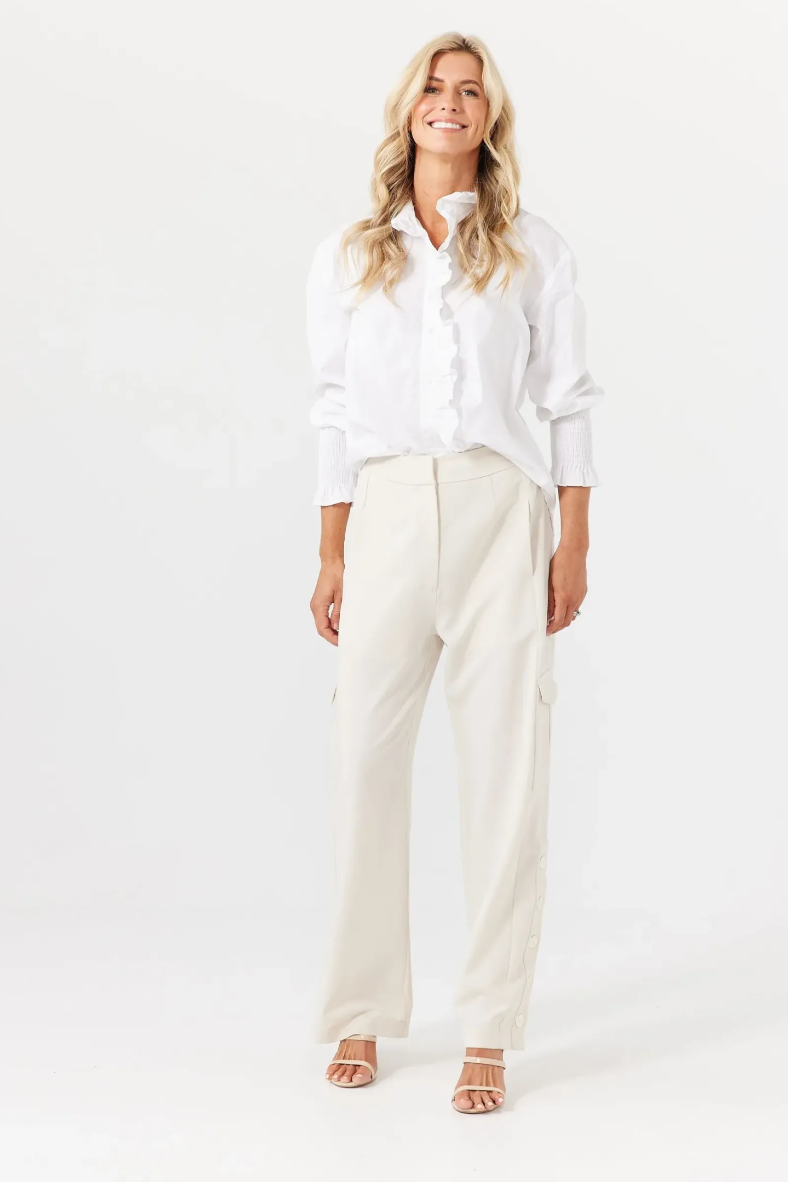 Brave & True Brave and True The Countess Shirt - White Sale