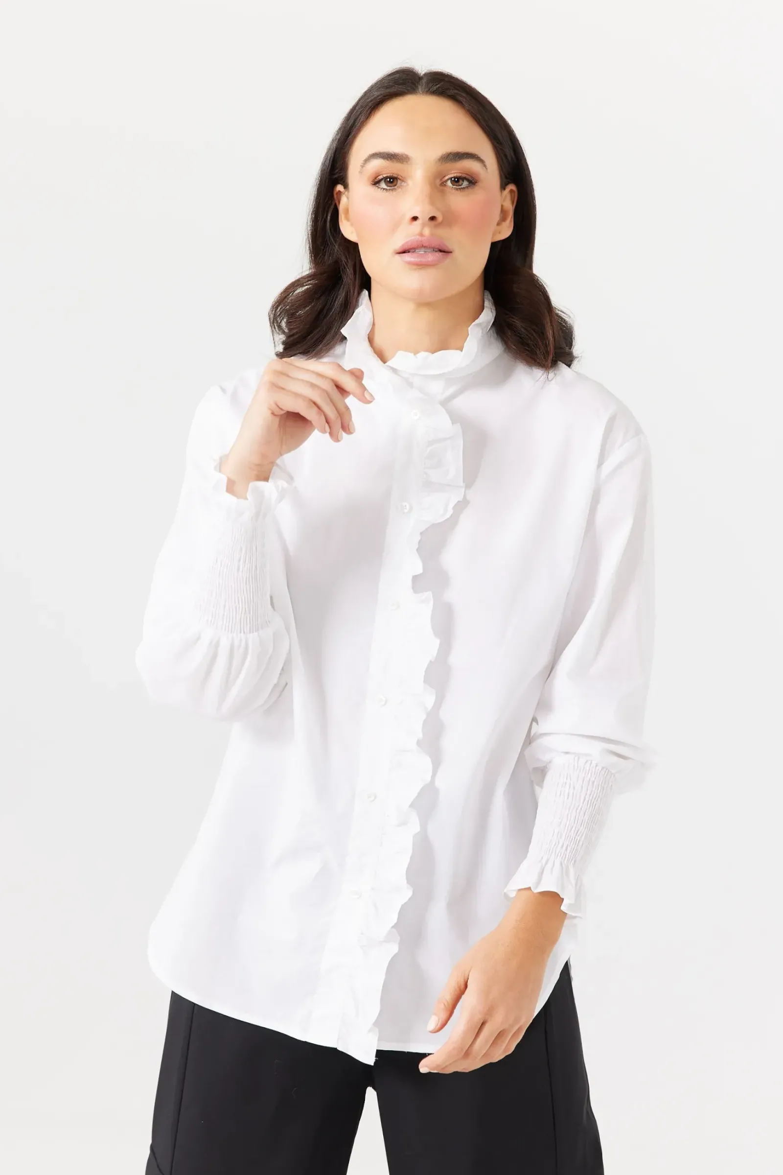 Brave & True Brave and True The Countess Shirt - White Sale