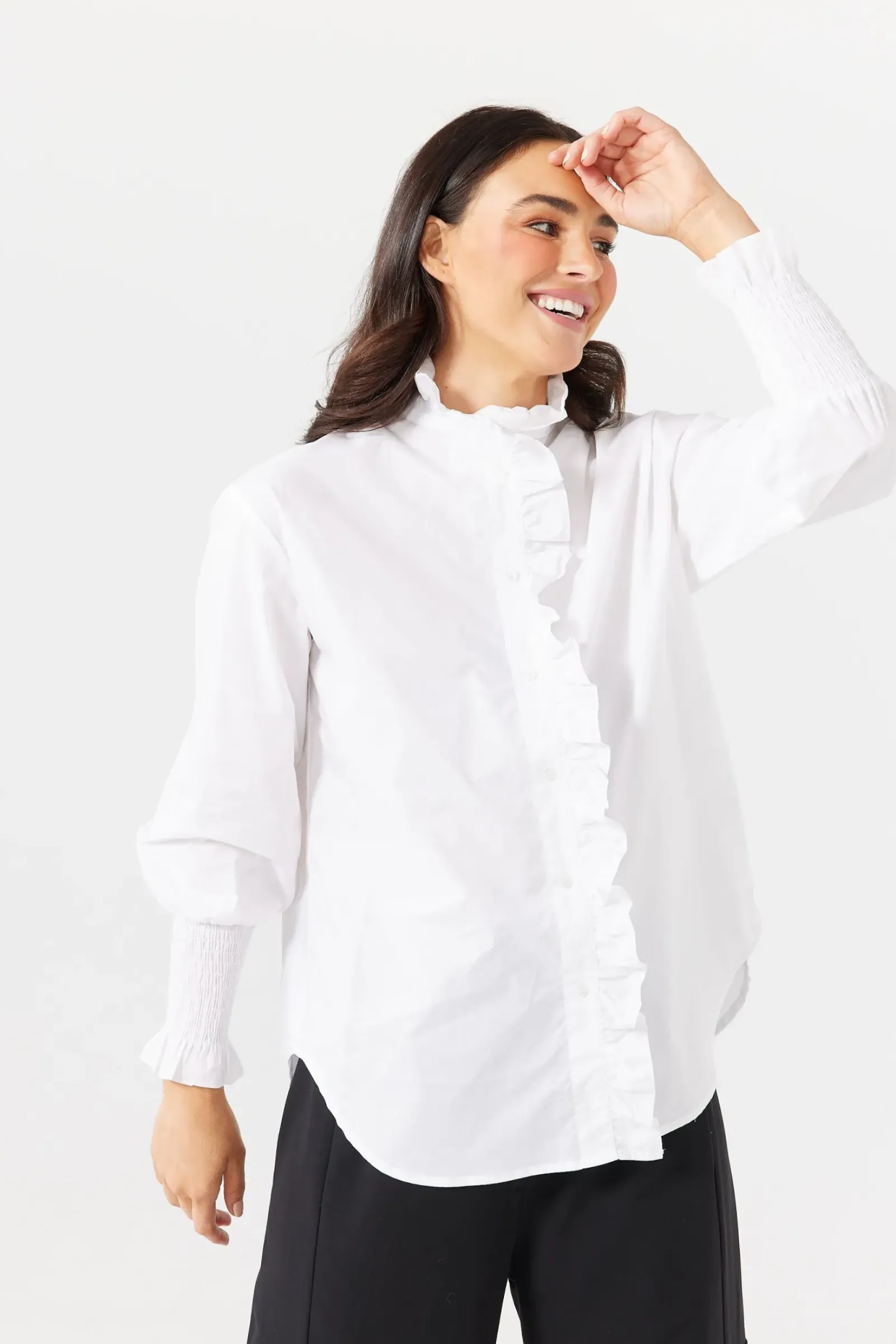 Brave & True Brave and True The Countess Shirt - White Sale