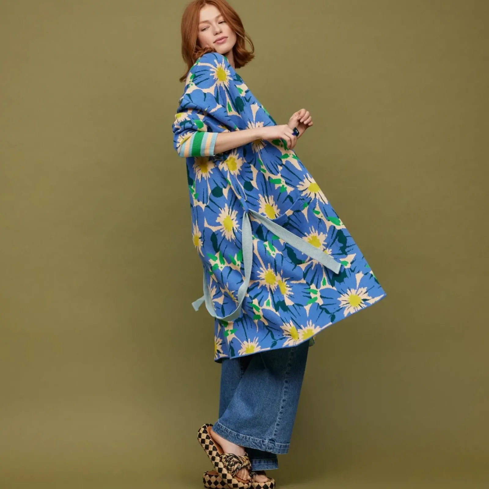 Sage & Clare Sage & Clare Berkeley Jacquard Robe Hot