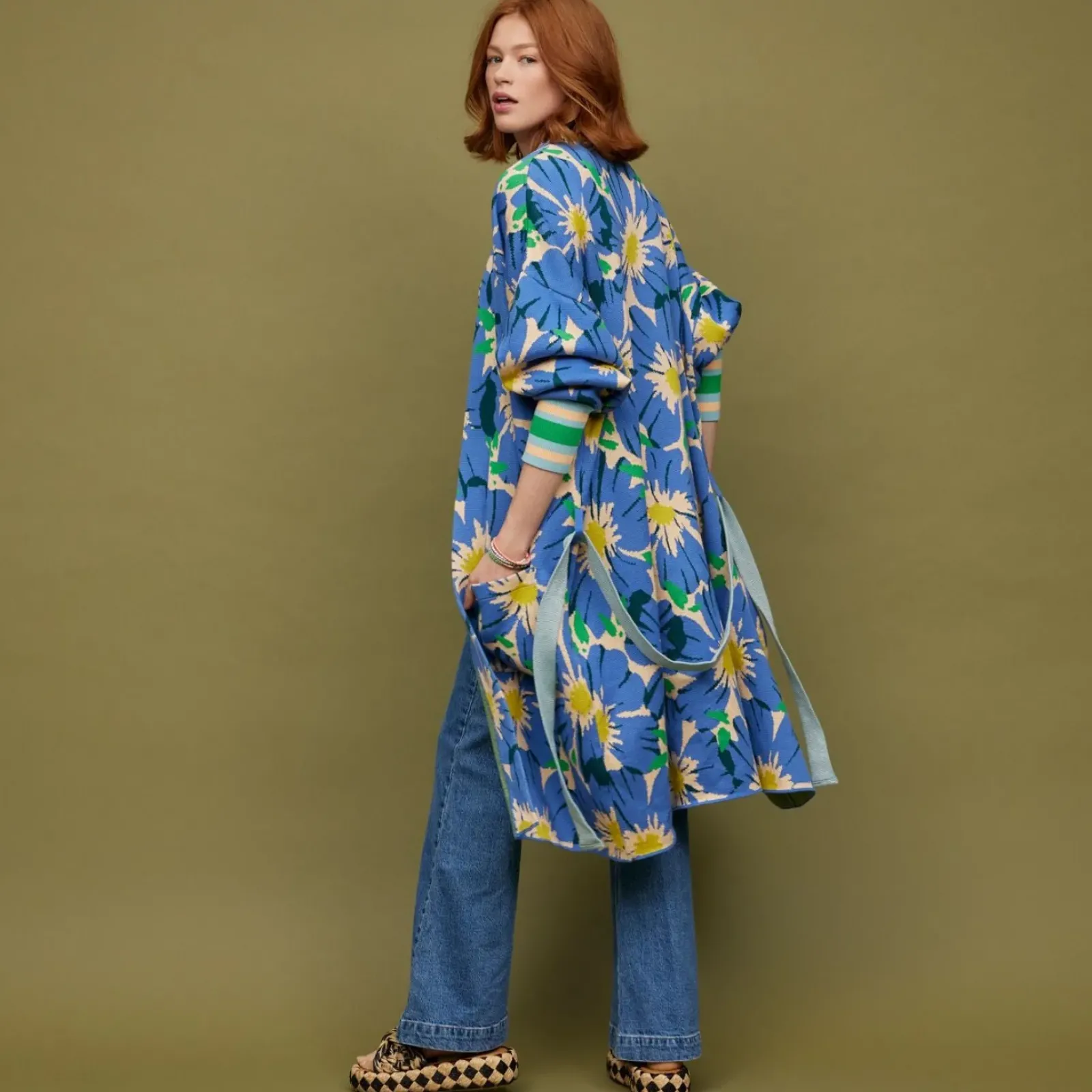 Sage & Clare Sage & Clare Berkeley Jacquard Robe Hot