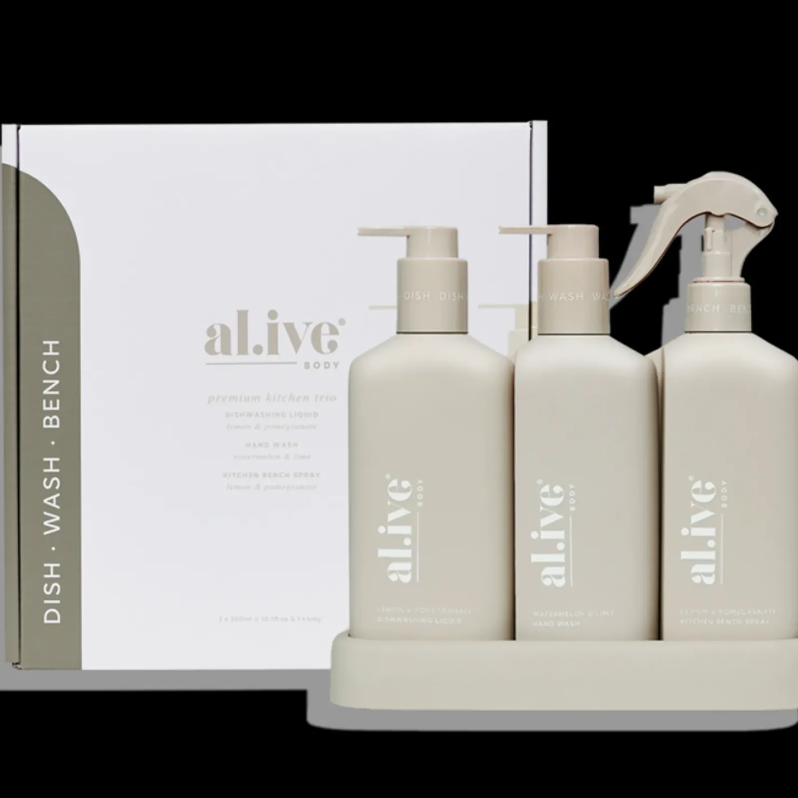 Al.ive Premium Bench Trio - Dish/Wash/Bench Clearance