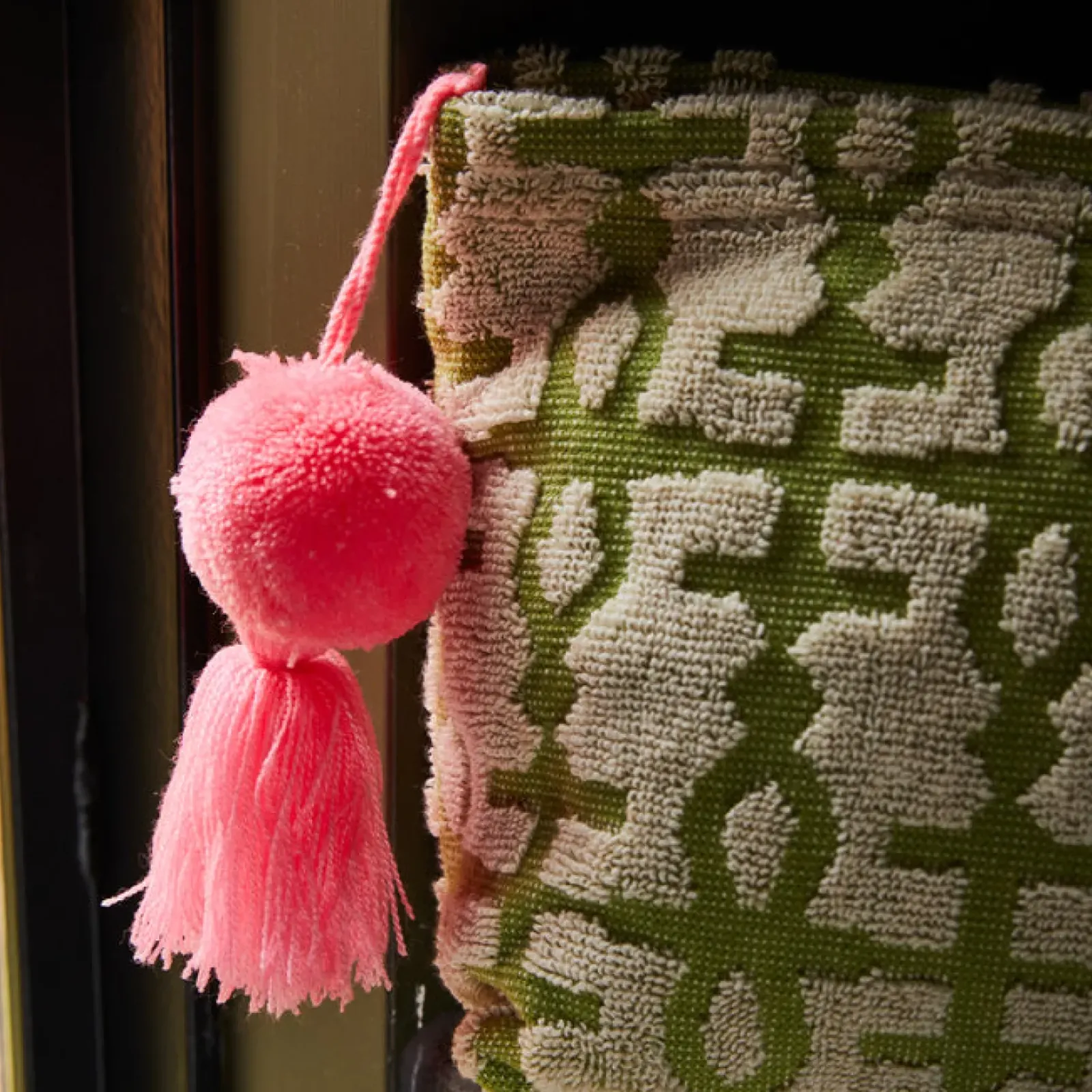 Sage & Clare Sage & Clare Amata Terry Pouch - Palm Large Discount