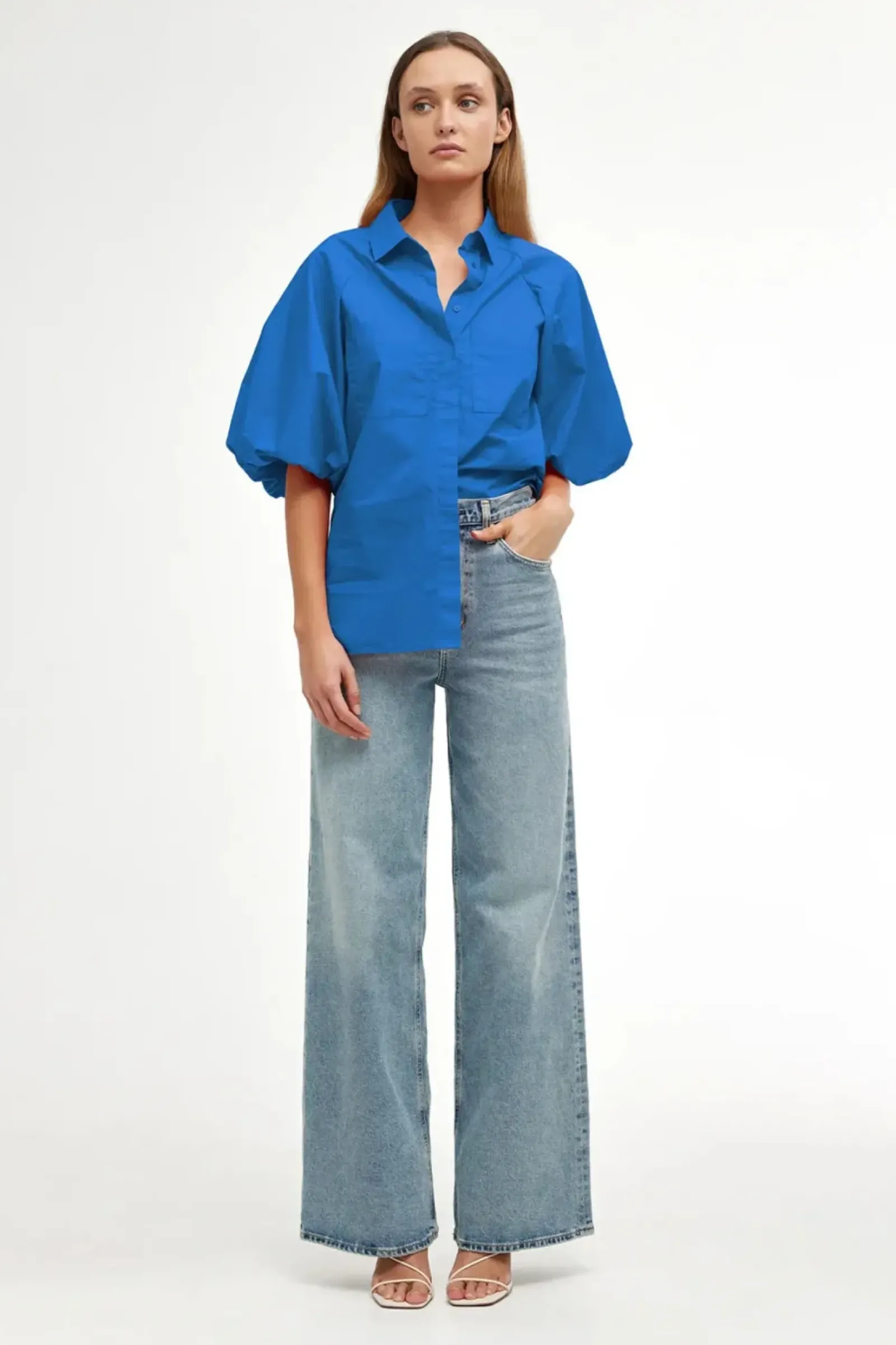 Kinney Zoya Shirt - Cobalt Sale