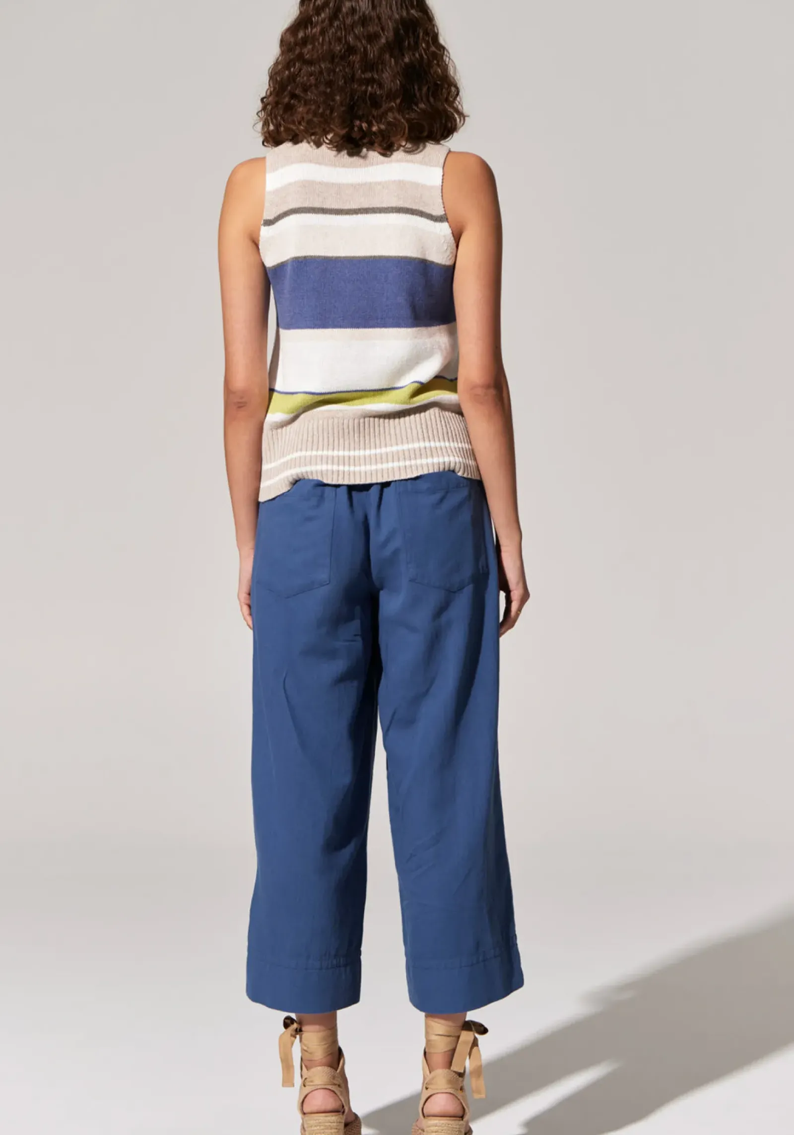 Pol Miley Crop Pant - Blue Sale
