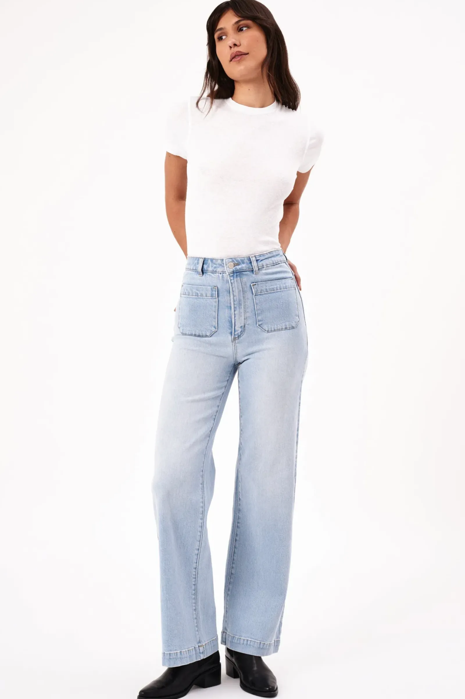 Rolla's Rolla's Sailor Long Jean Sophie- Light Blue Clearance