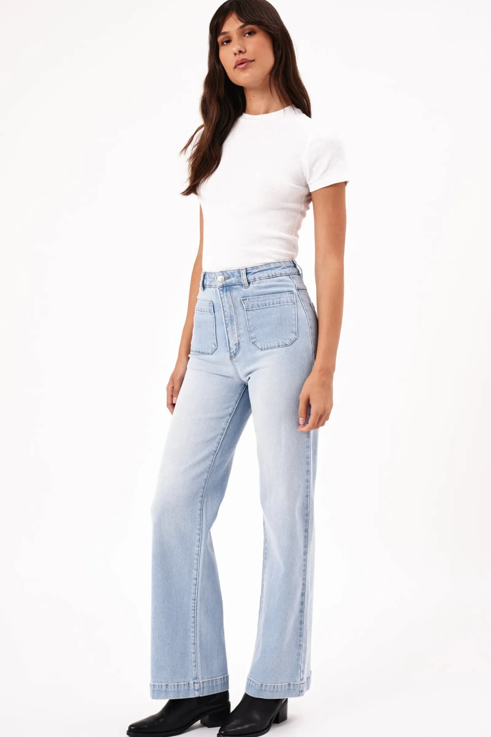 Rolla's Rolla's Sailor Long Jean Sophie- Light Blue Clearance