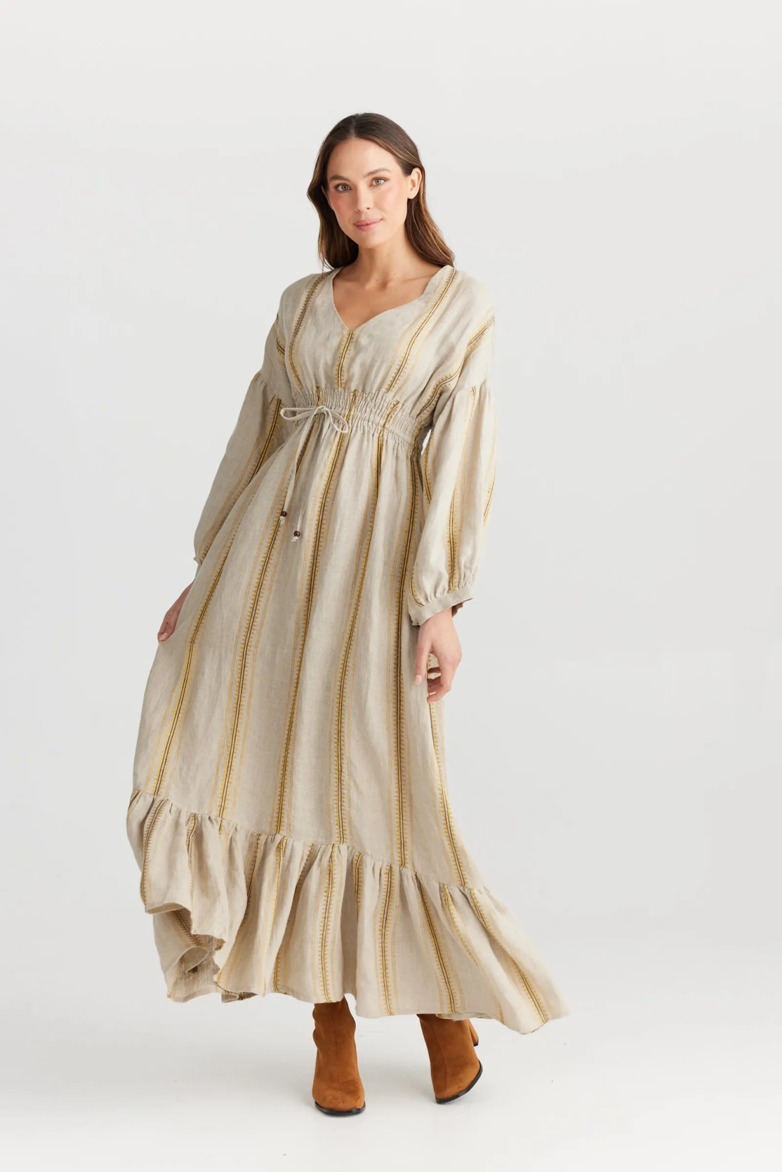 The Shanty Bella Dress - Taj Stripe Discount