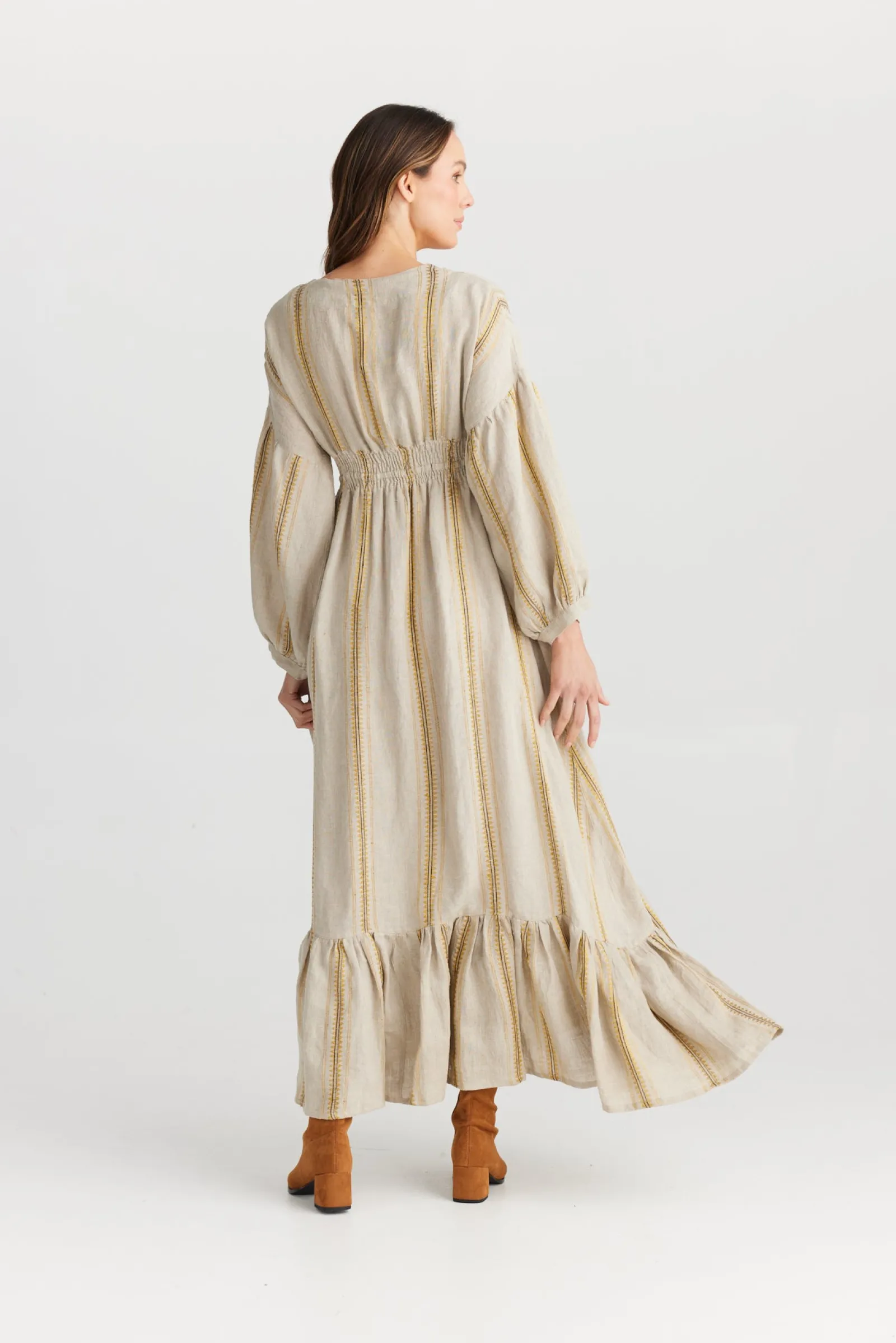 The Shanty Bella Dress - Taj Stripe Discount