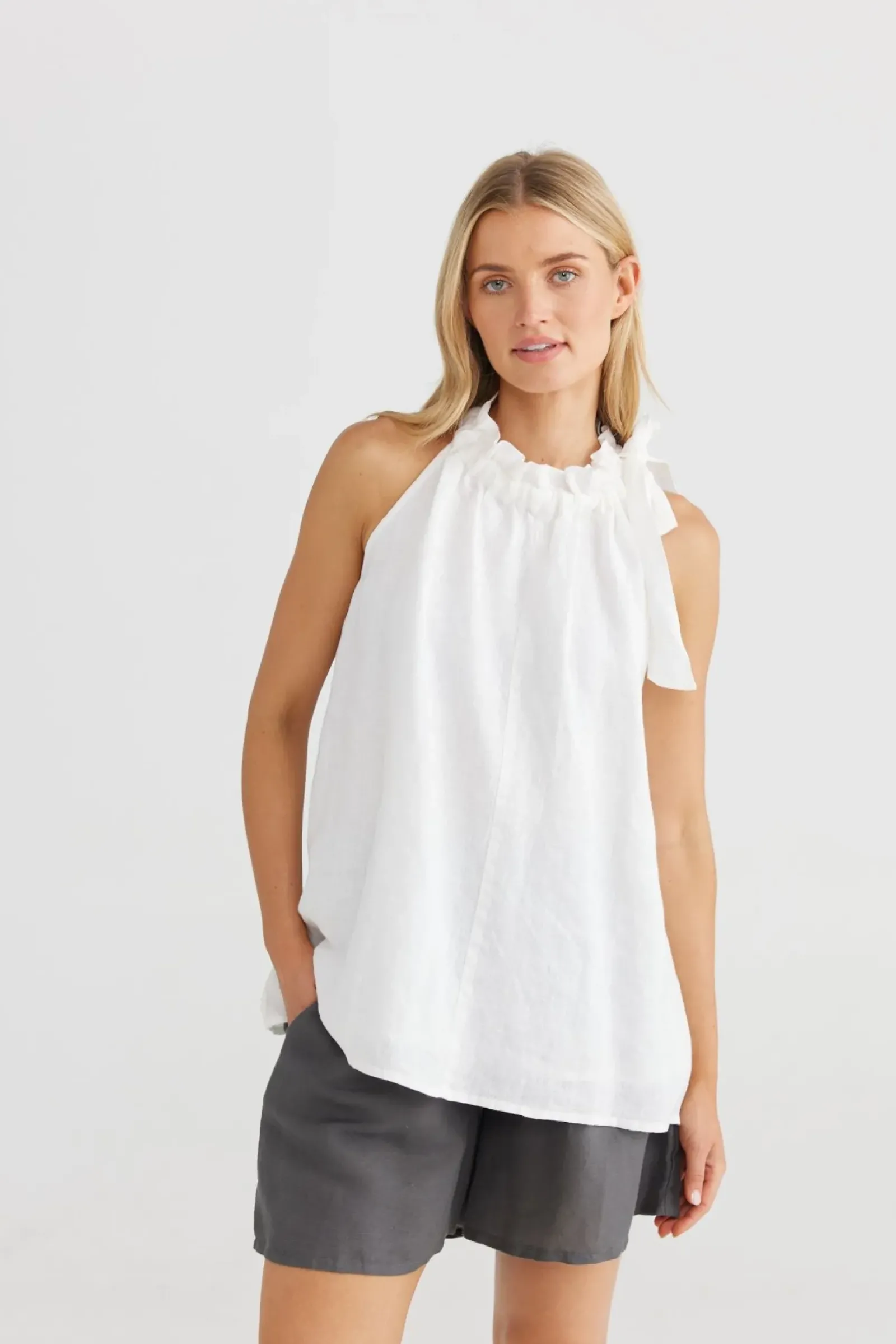 The Shanty Lucia Top - White Sale