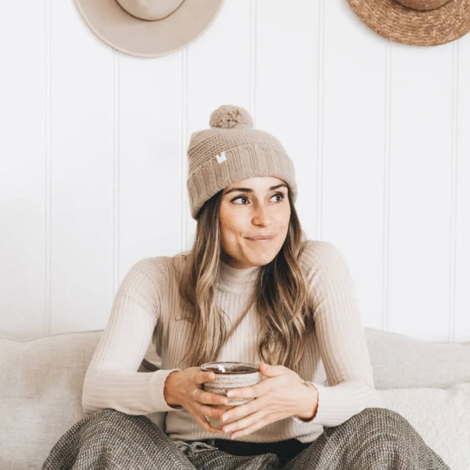 Will & Bear Will & Bear Tasman Beanie - Fawn Clearance