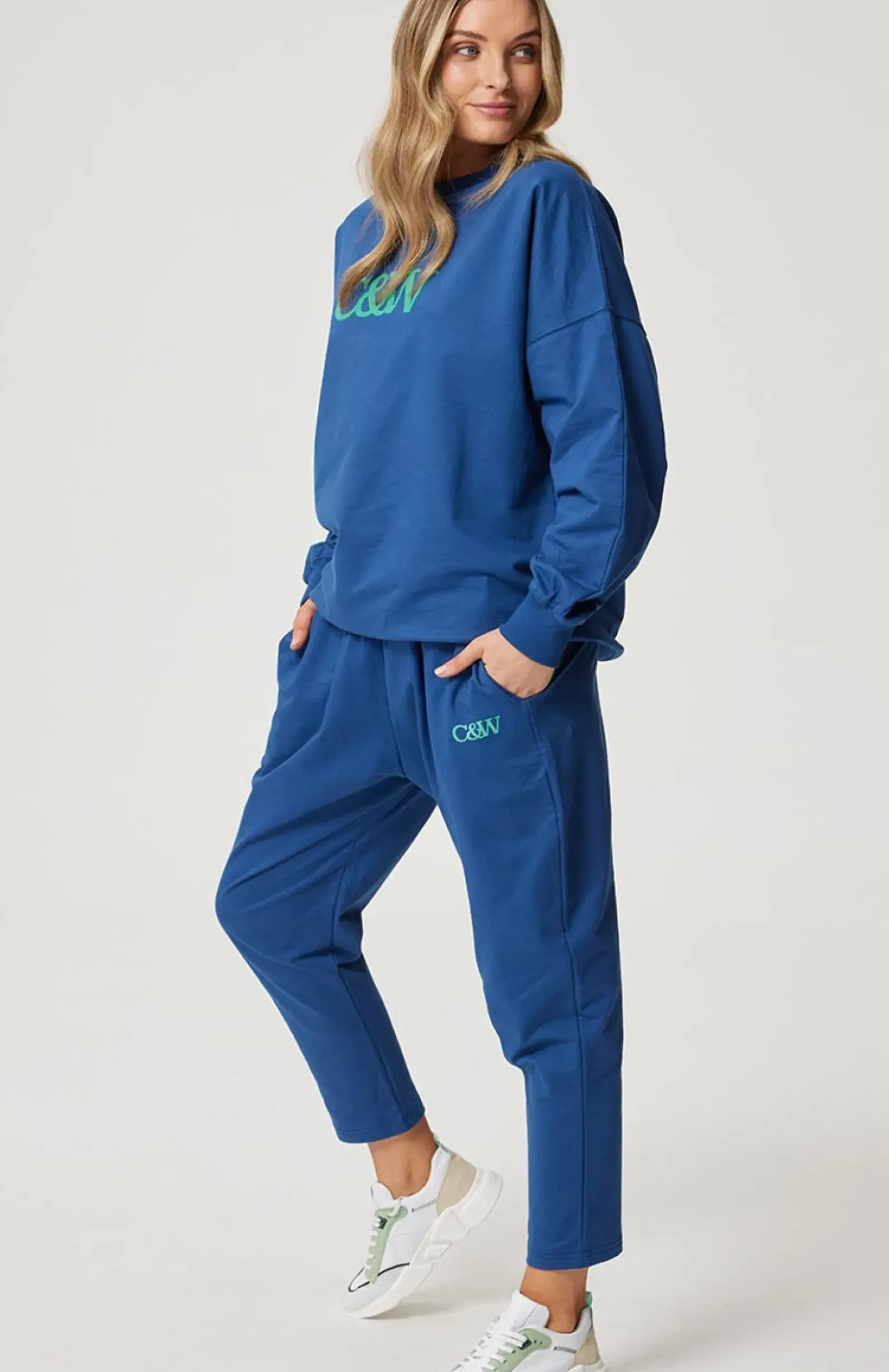 Cartel & Willow Cartel & Willow Eddie Pant - French Navy Best