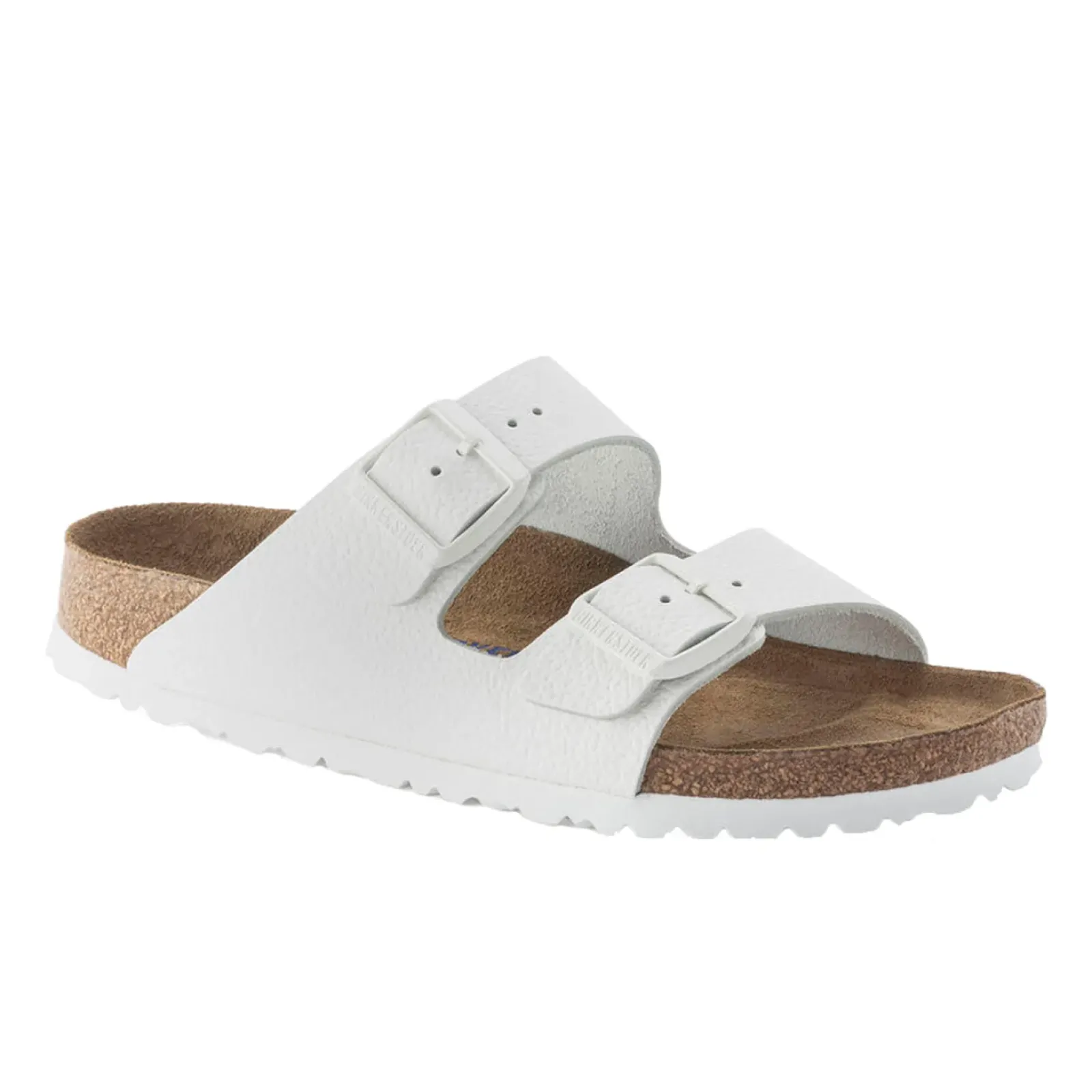 Birkenstock Arizona White Smooth Leather - Narrow Discount