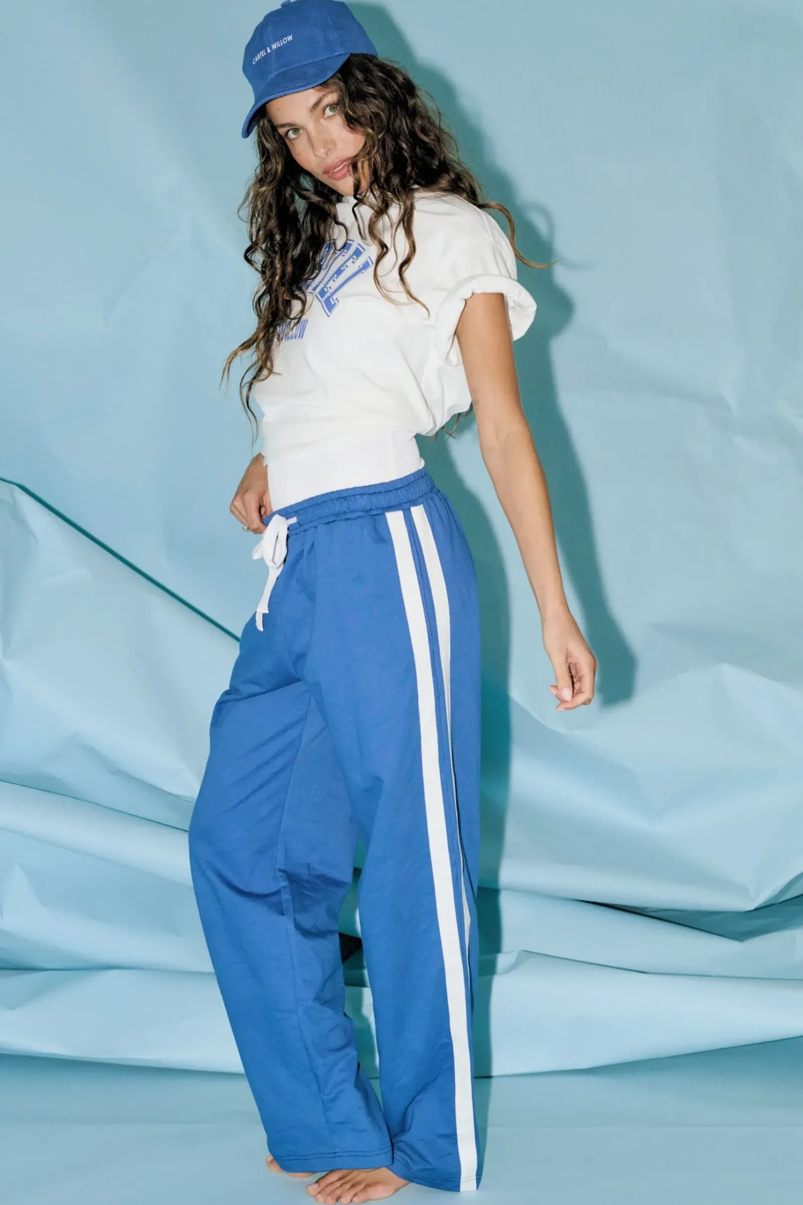 Cartel & Willow Cartel & Willow Adelle Pant - Azure Discount