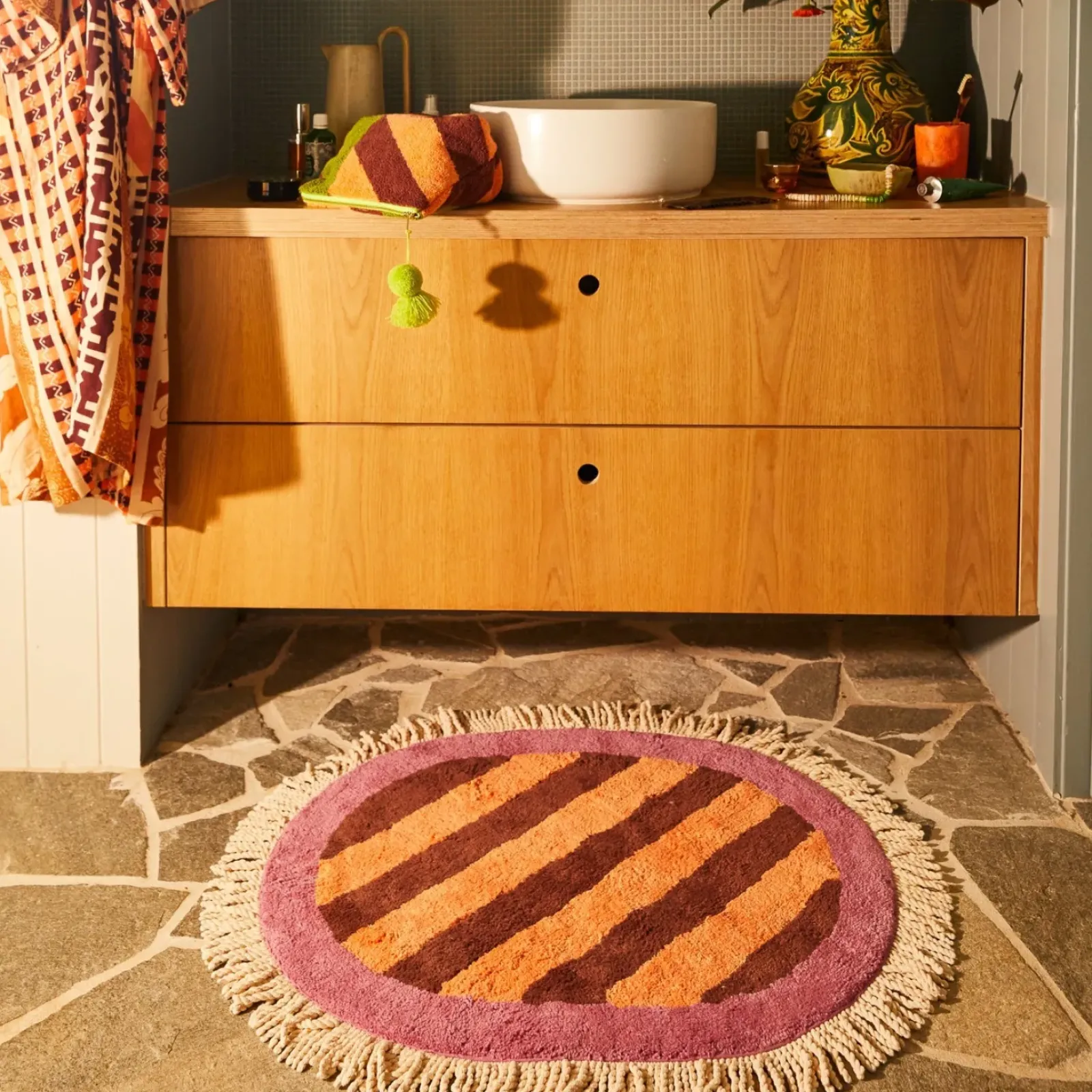 Sage & Clare Sage & Clare Jarita Bath Mat - Desert Online