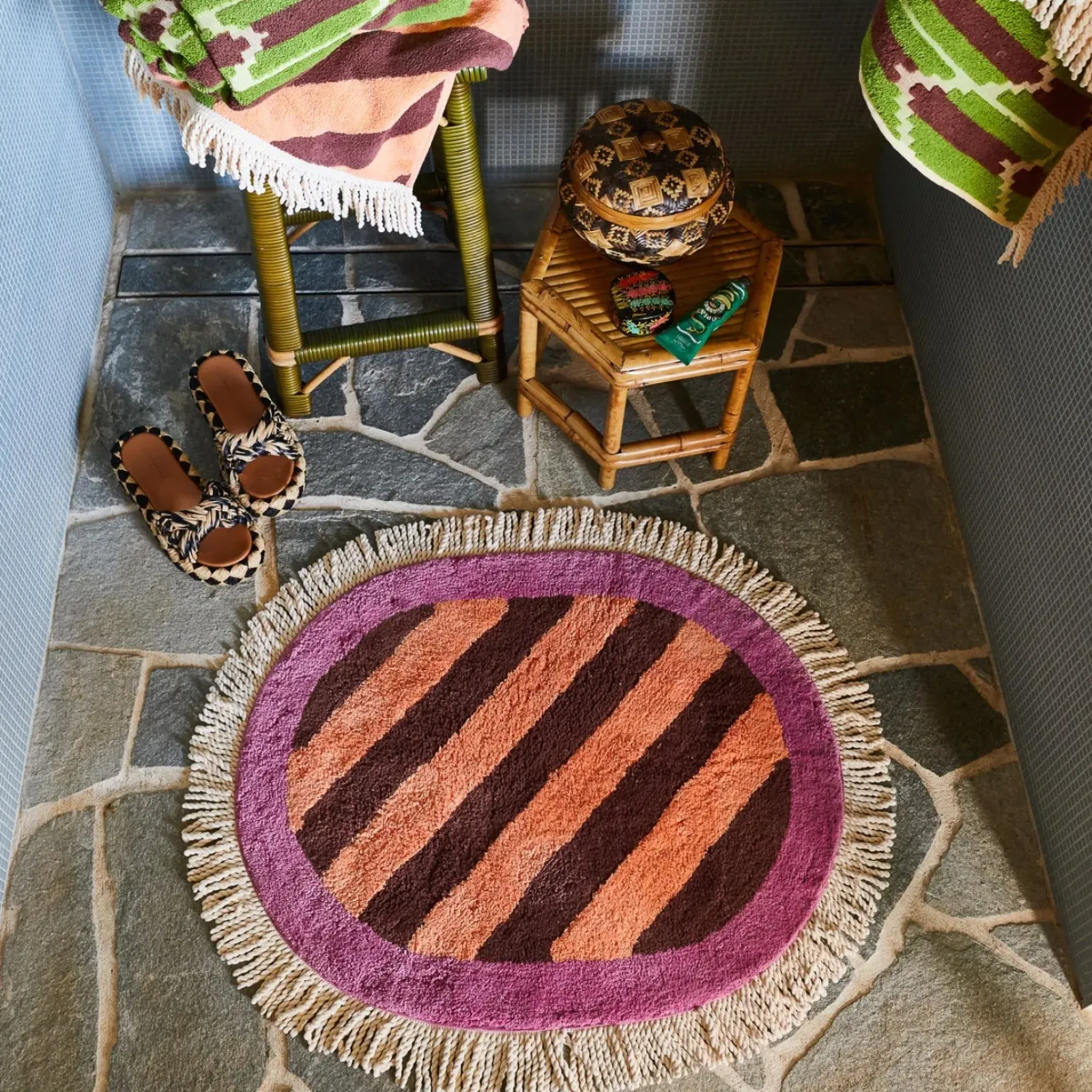 Sage & Clare Sage & Clare Jarita Bath Mat - Desert Online